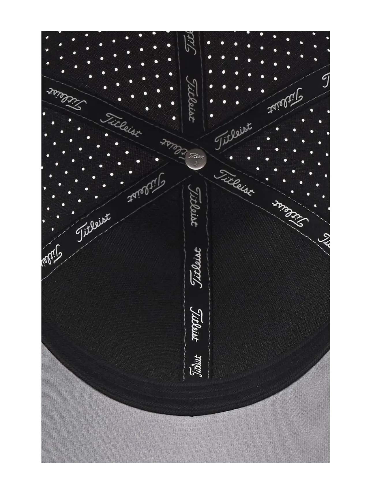 Бейсболка Players Tech Golf Hat Titleist — изображение 3 из 4, серый/темно-серый/белый