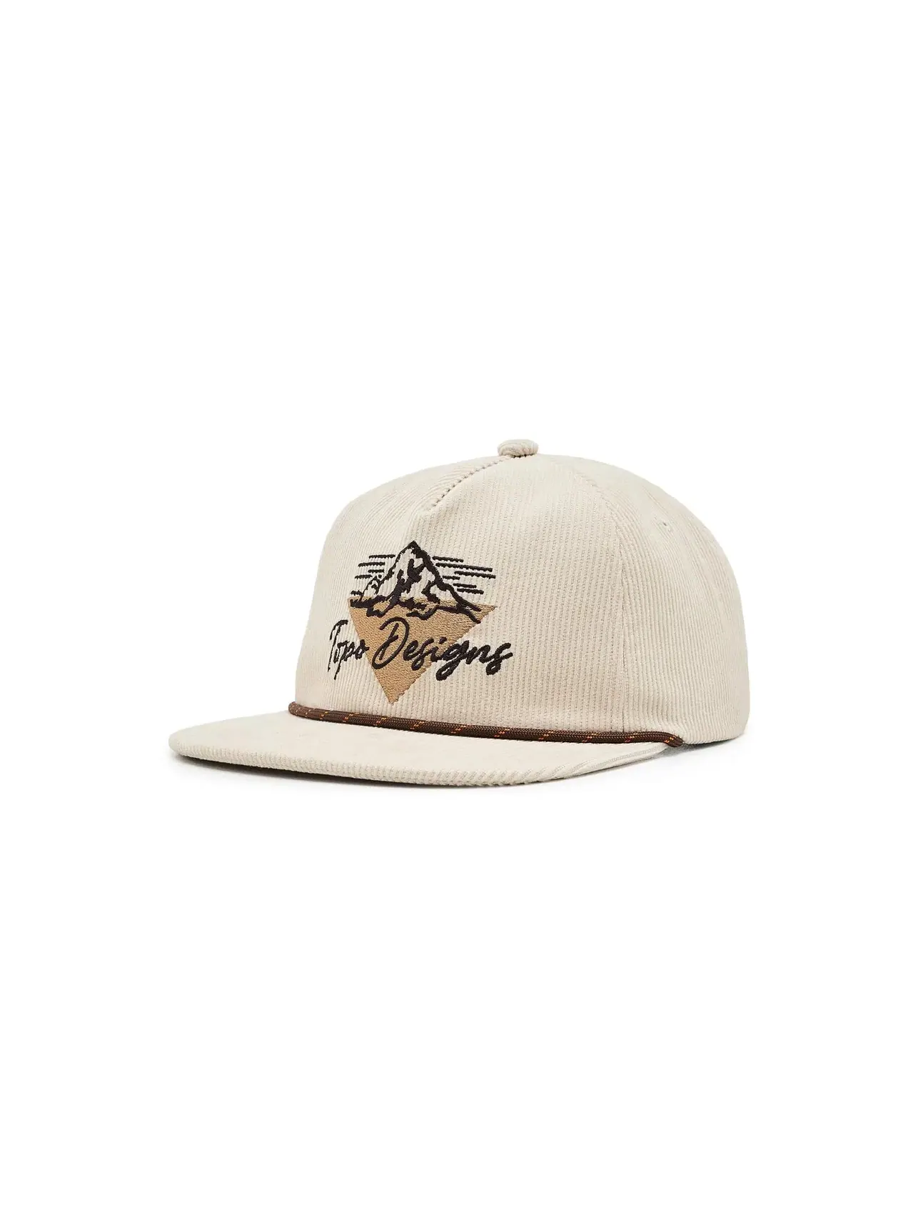 Кепка-тракер из вельвета Corduroy Trucker Hat - Summit Bound Topo Designs — изображение 1 из 3, белый