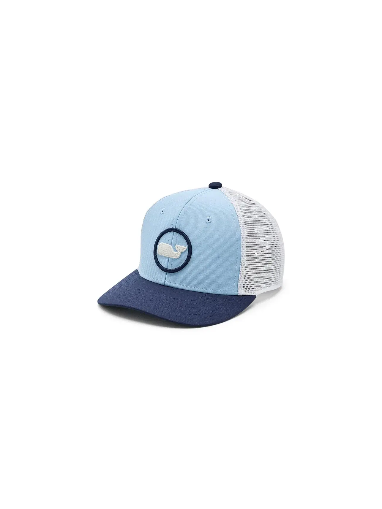 Кепка-тракер с принтом китов Whale Dot Performance Trucker (для больших детей) Vineyard Vines Kids — изображение 1 из 3