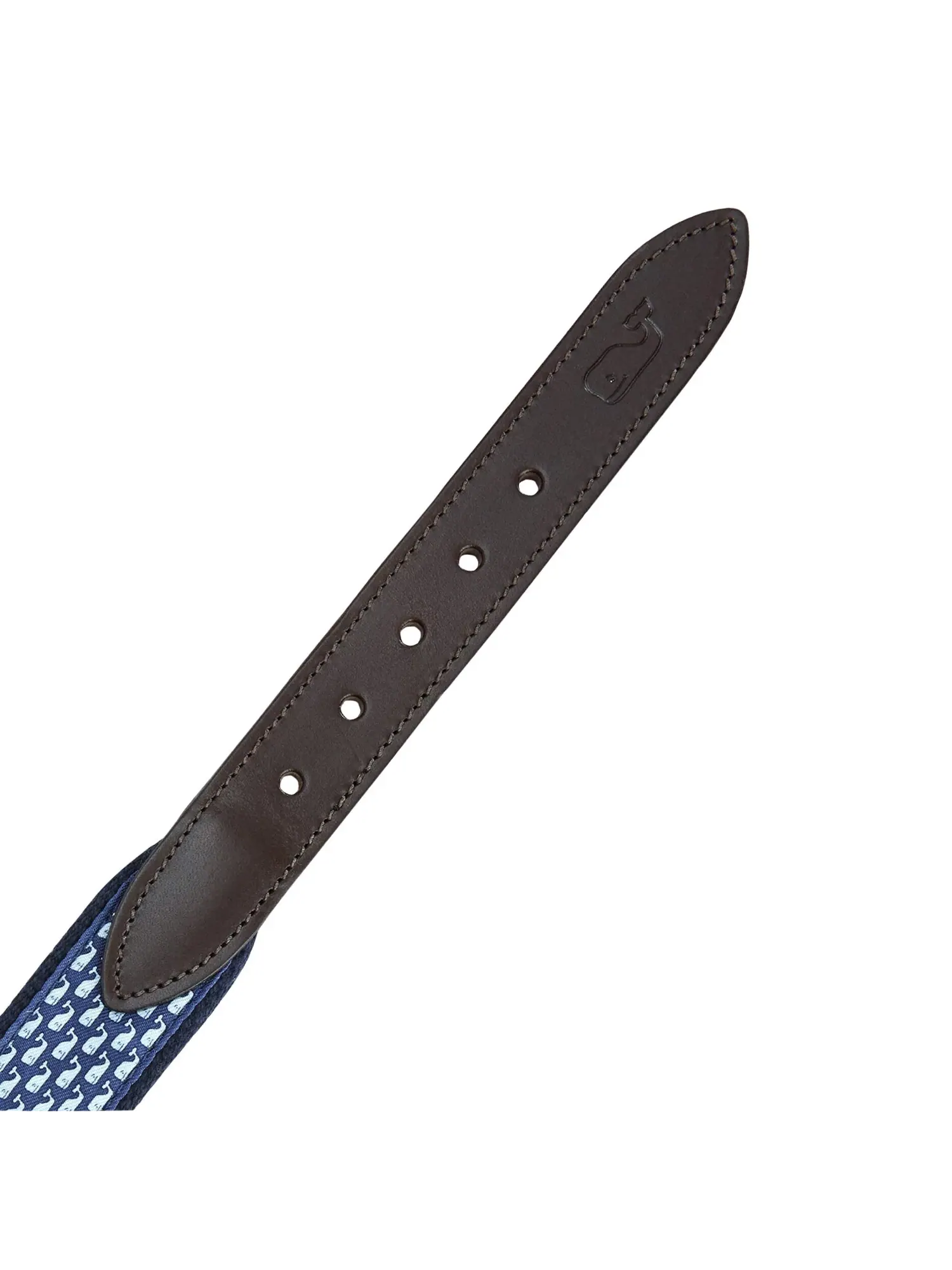 Ремень Vineyard Whale Canvas Club Belt (для больших детей) Vineyard Vines Kids — изображение 3 из 3, темно-синий