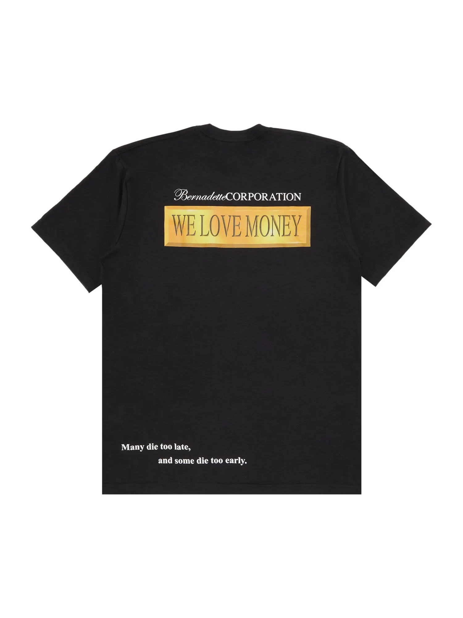 Футболка Money Supreme x Bernadette Corporation — изображение 2 из 3, черный