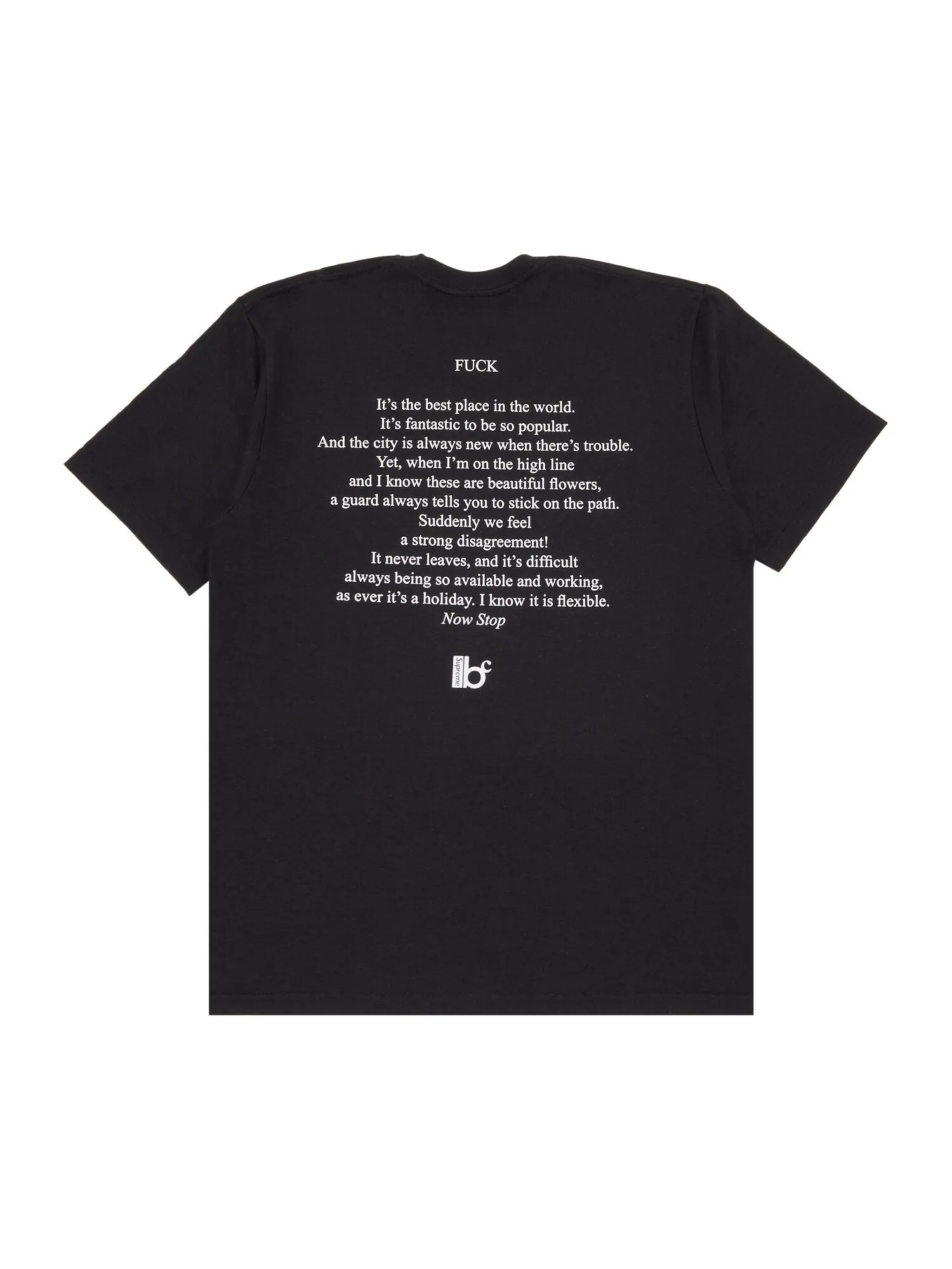 Футболка Supreme x Bernadette Corporation — изображение 2 из 3, черный