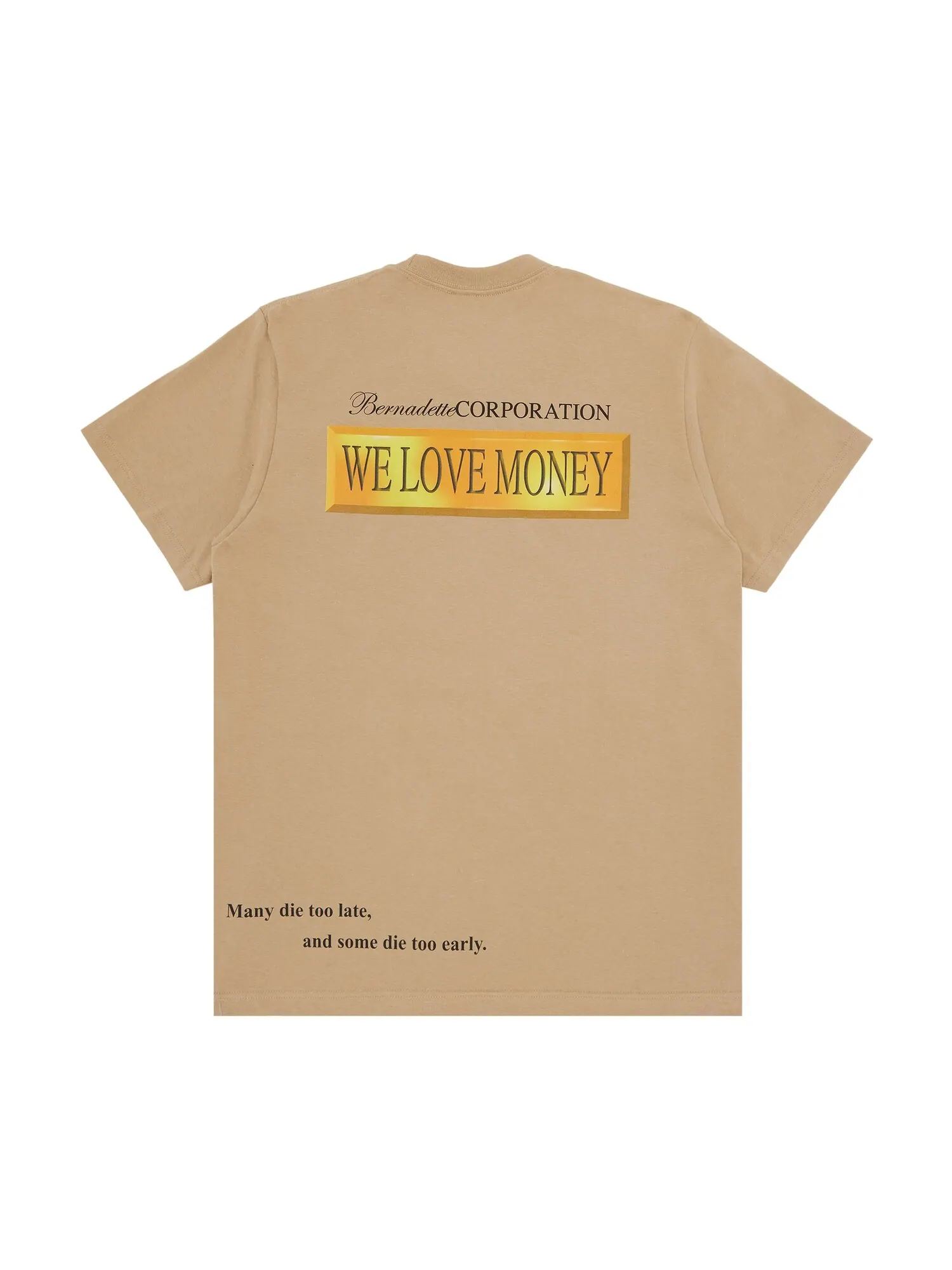Футболка Money от Supreme x Bernadette Corporation — изображение 2 из 3, хаки