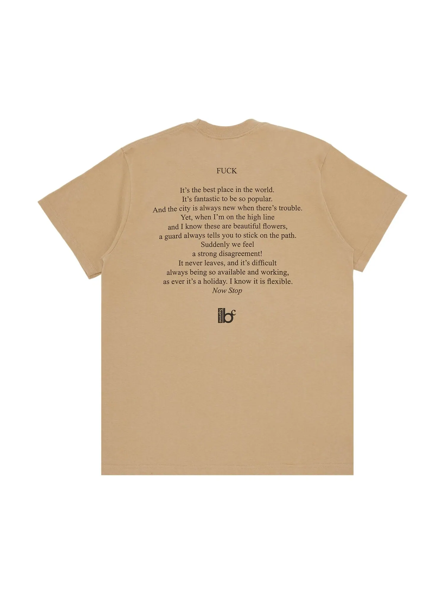 Футболка Supreme x Bernadette Corporation — изображение 2 из 3, хаки