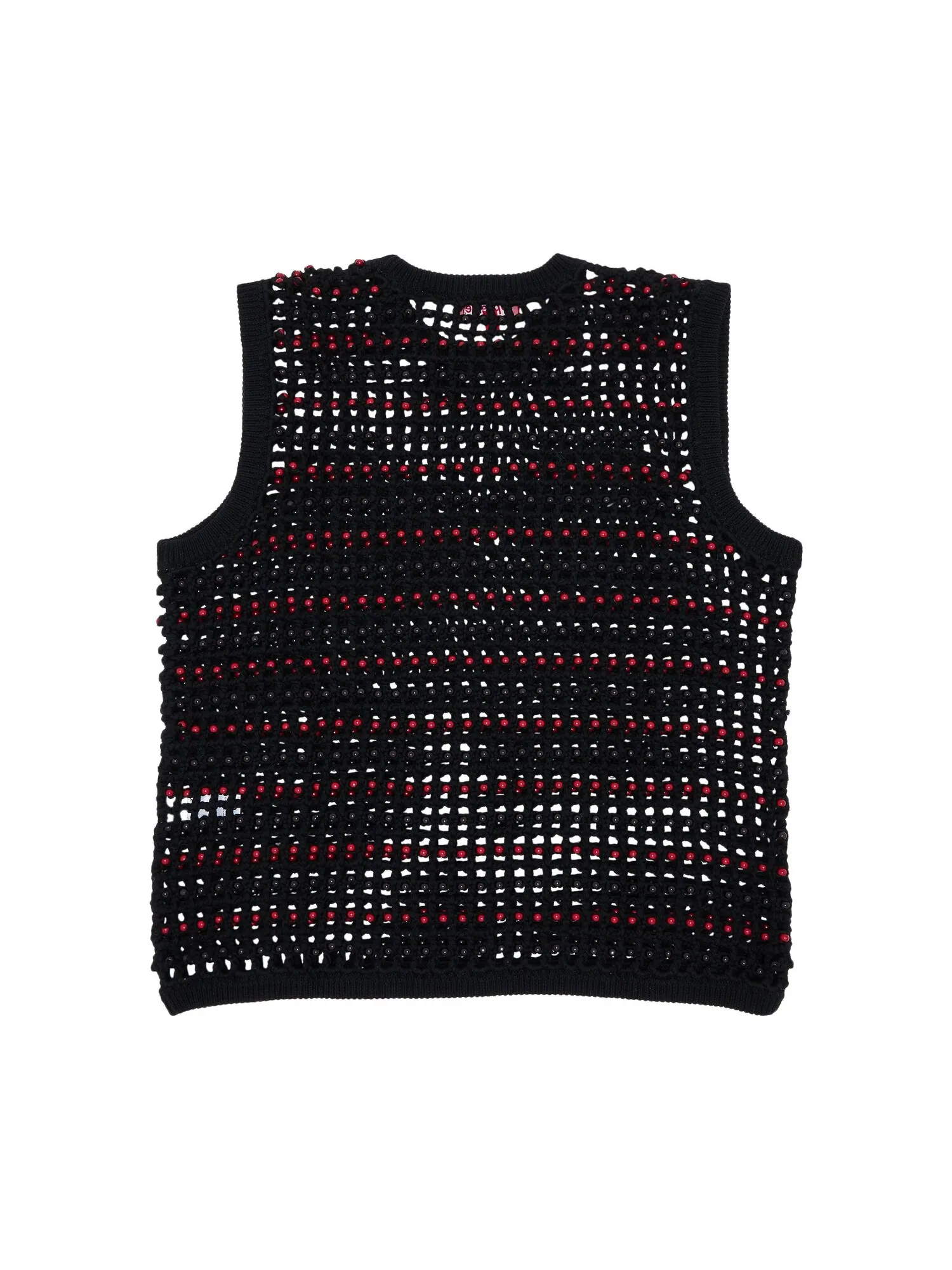 Жилет-свитер Supreme с бисером — изображение 2 из 3, черный