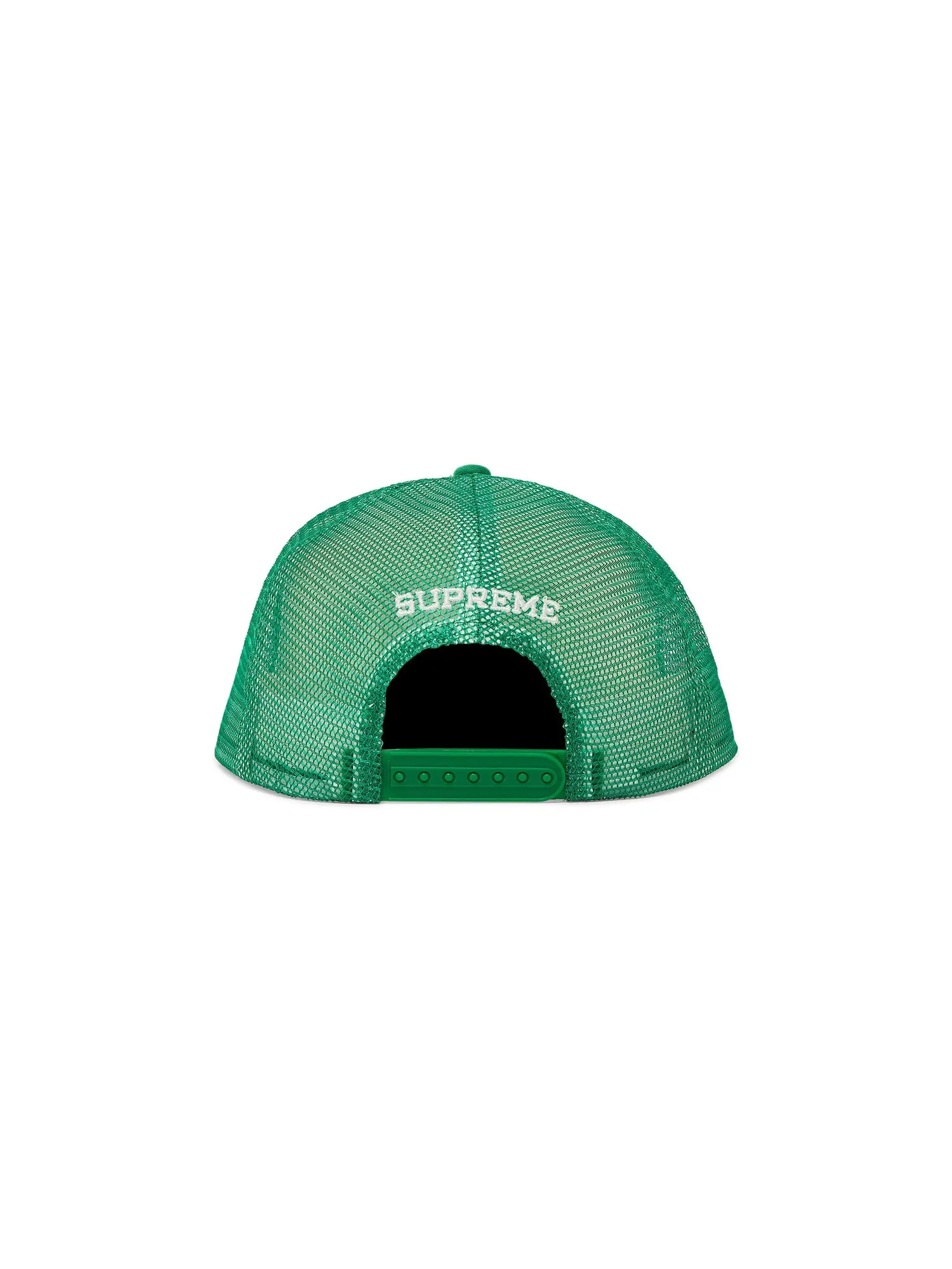 Фирменная табличка Supreme с сетчатой спинкой, 5 панелей — изображение 4 из 4, зеленый