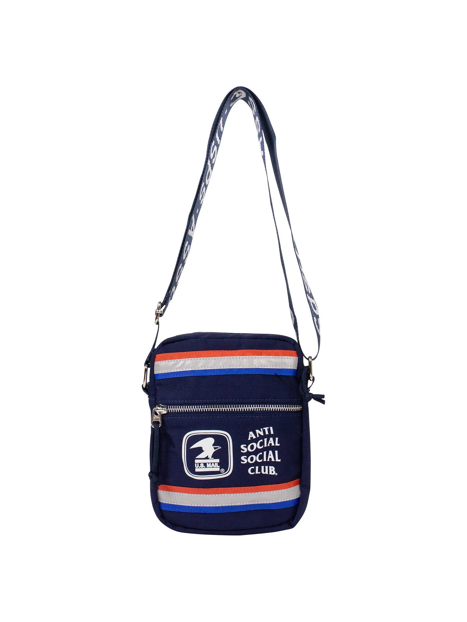 Рабочая сумка через плечо Anti Social Social Club x USPS — изображение 1 из 4, синий