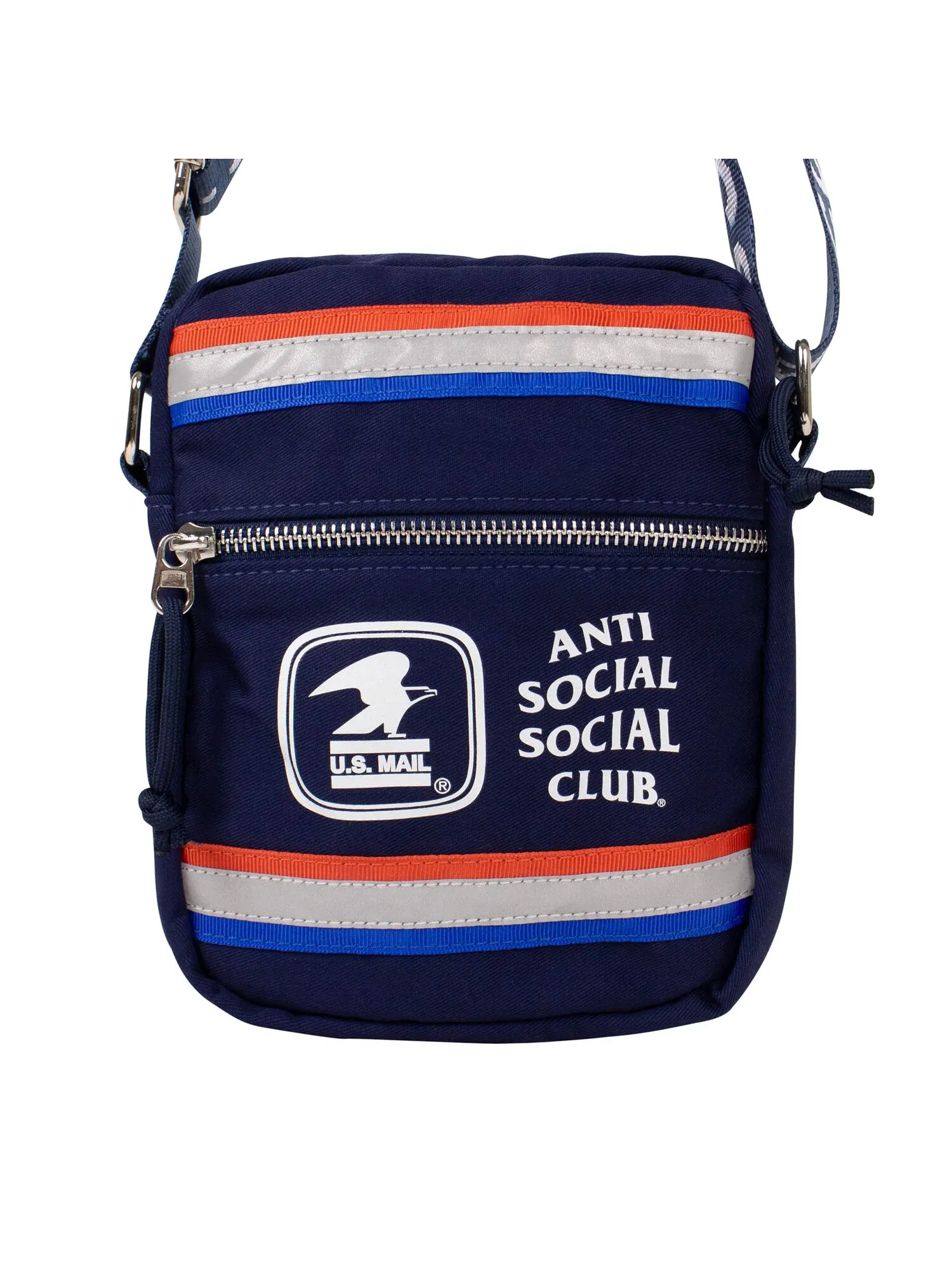Рабочая сумка через плечо Anti Social Social Club x USPS — изображение 4 из 4, синий