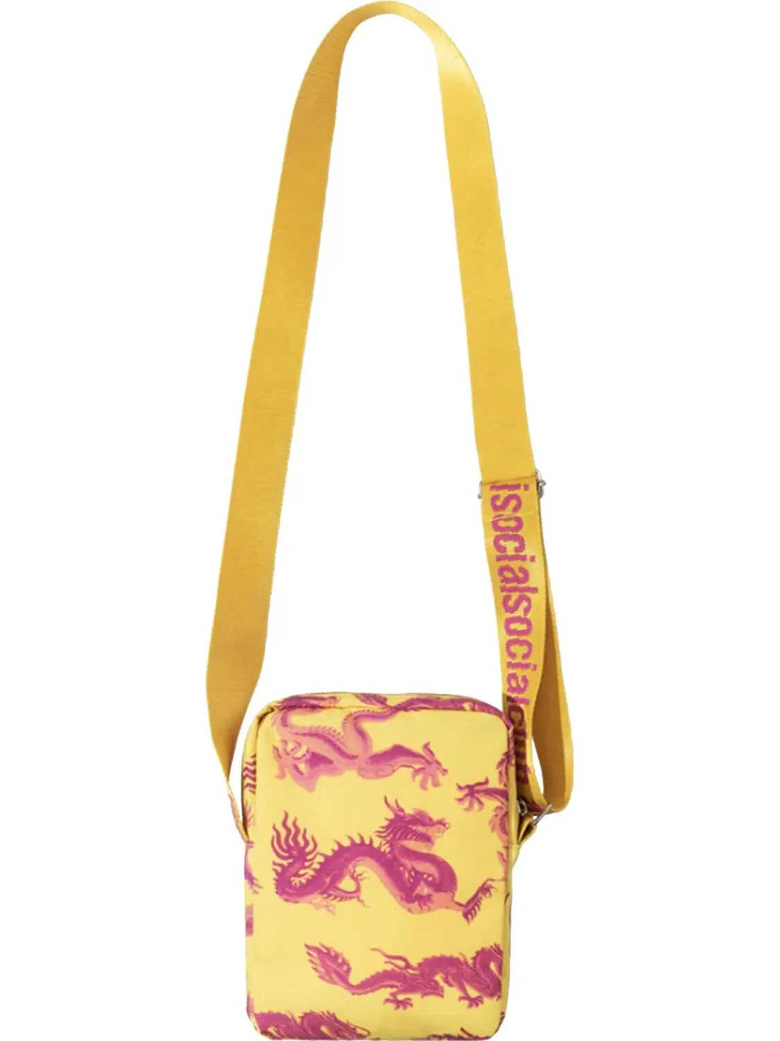 Сумка Anti Social Social Club 24K Side Bag Yellow — 2