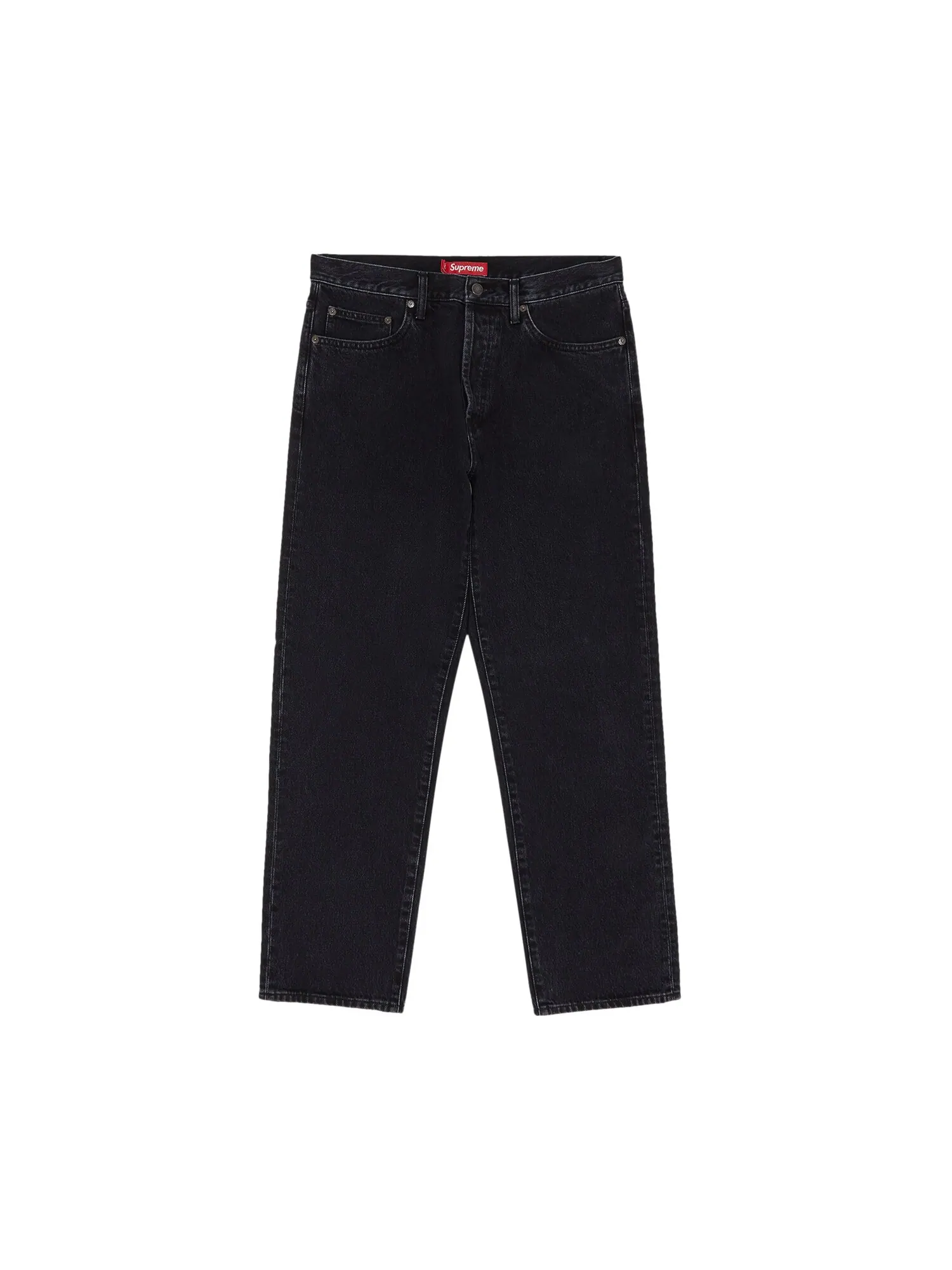 Джинсы Supreme Regular Washed Black — изображение 1 из 3, черный