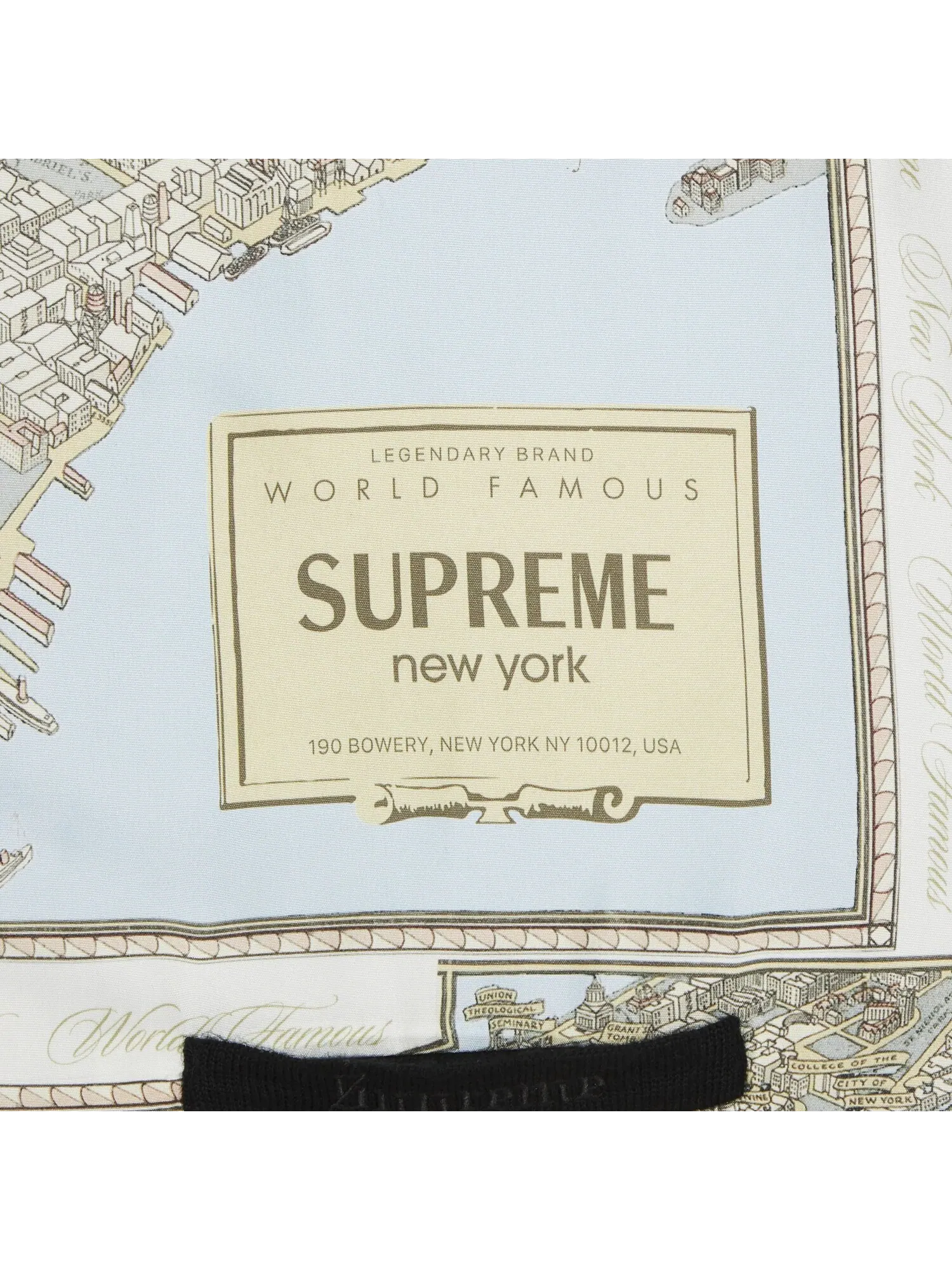 Кардиган Supreme Silk Map Черный — изображение 3 из 3
