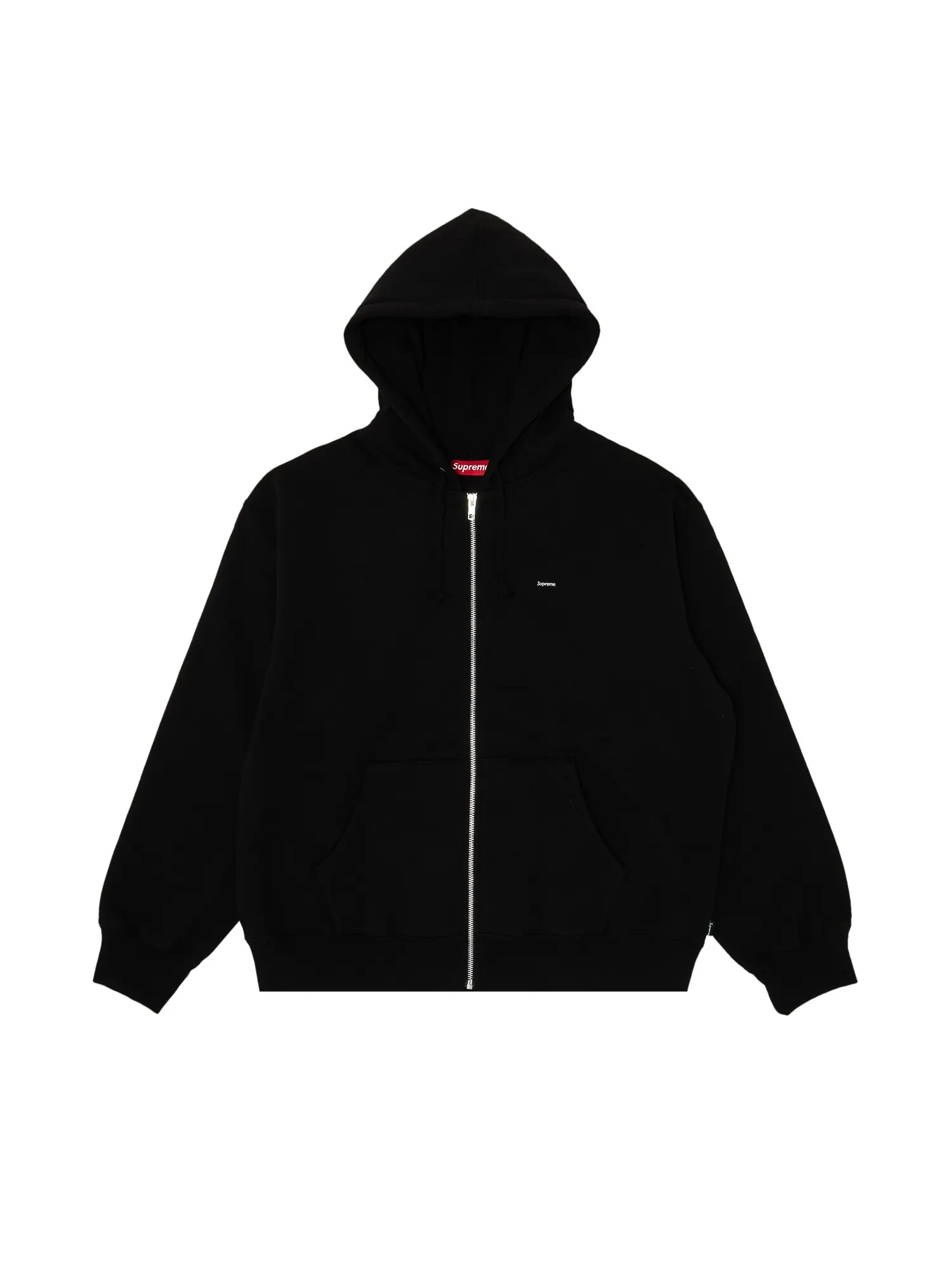 Толстовка с капюшоном на молнии Supreme Small Box — изображение 1 из 2, черный