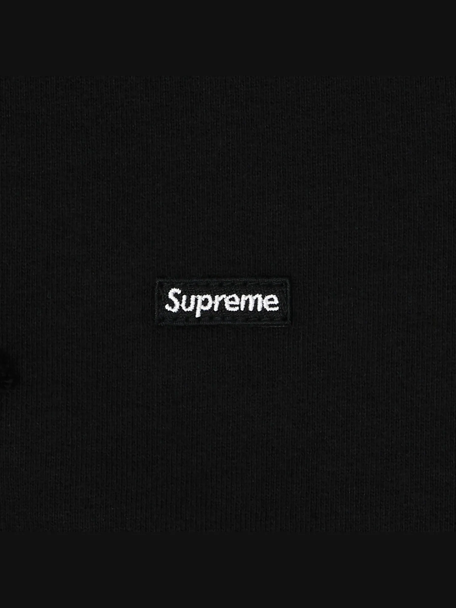 Толстовка с капюшоном на молнии Supreme Small Box — изображение 2 из 2, черный