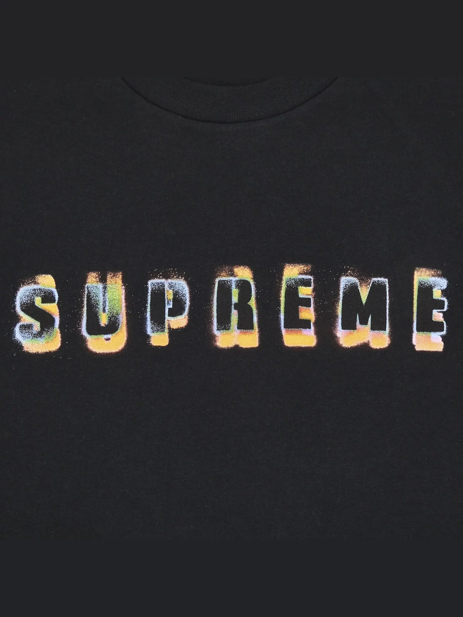Футболка Supreme Stencil — изображение 2 из 2, черный
