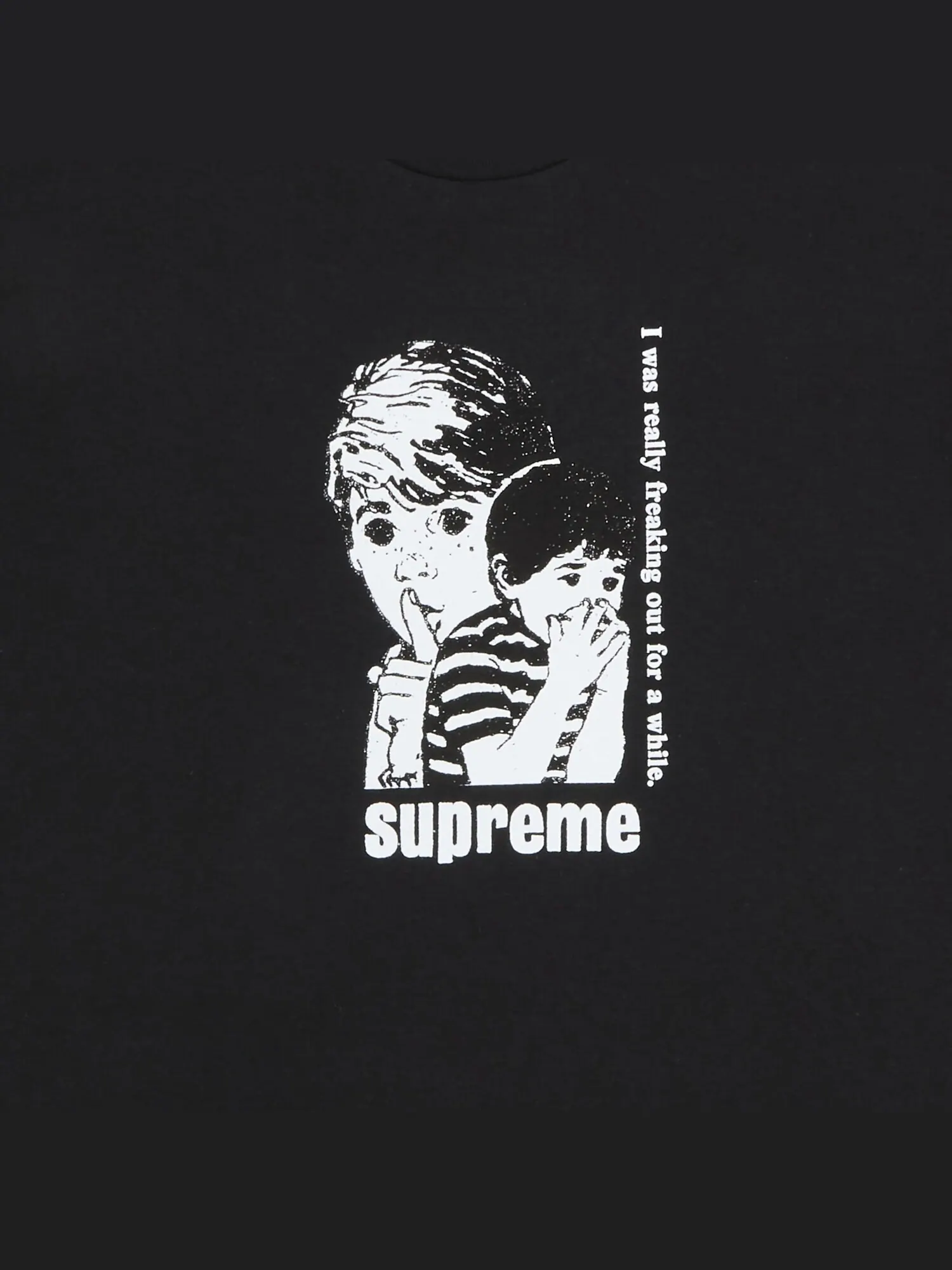 Футболка Supreme Freaking Out — изображение 2 из 2, черный