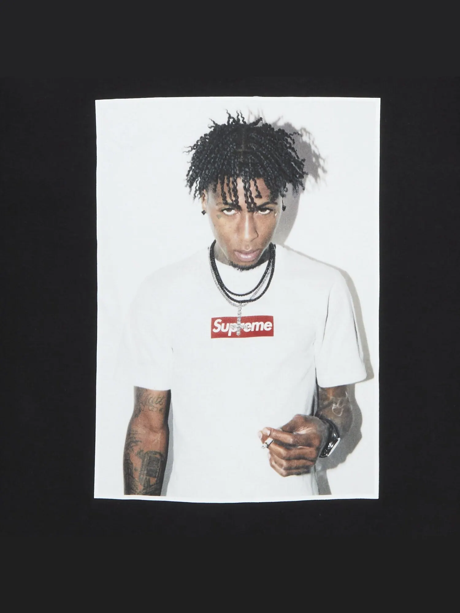 Футболка Supreme NBA Youngboy — изображение 2 из 2, черный