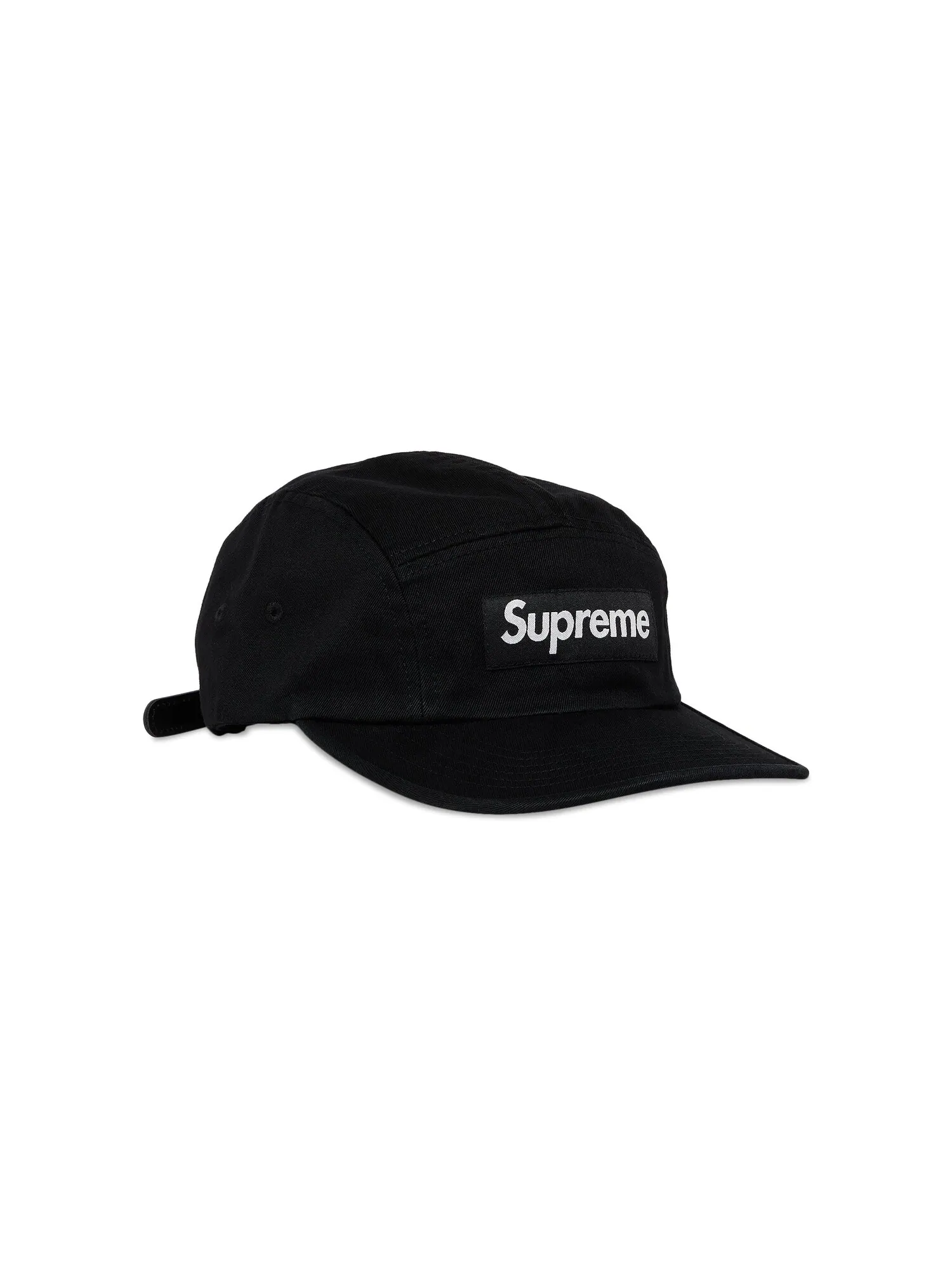 Твиловая кепка Supreme из ткани чинос — изображение 2 из 4, черный