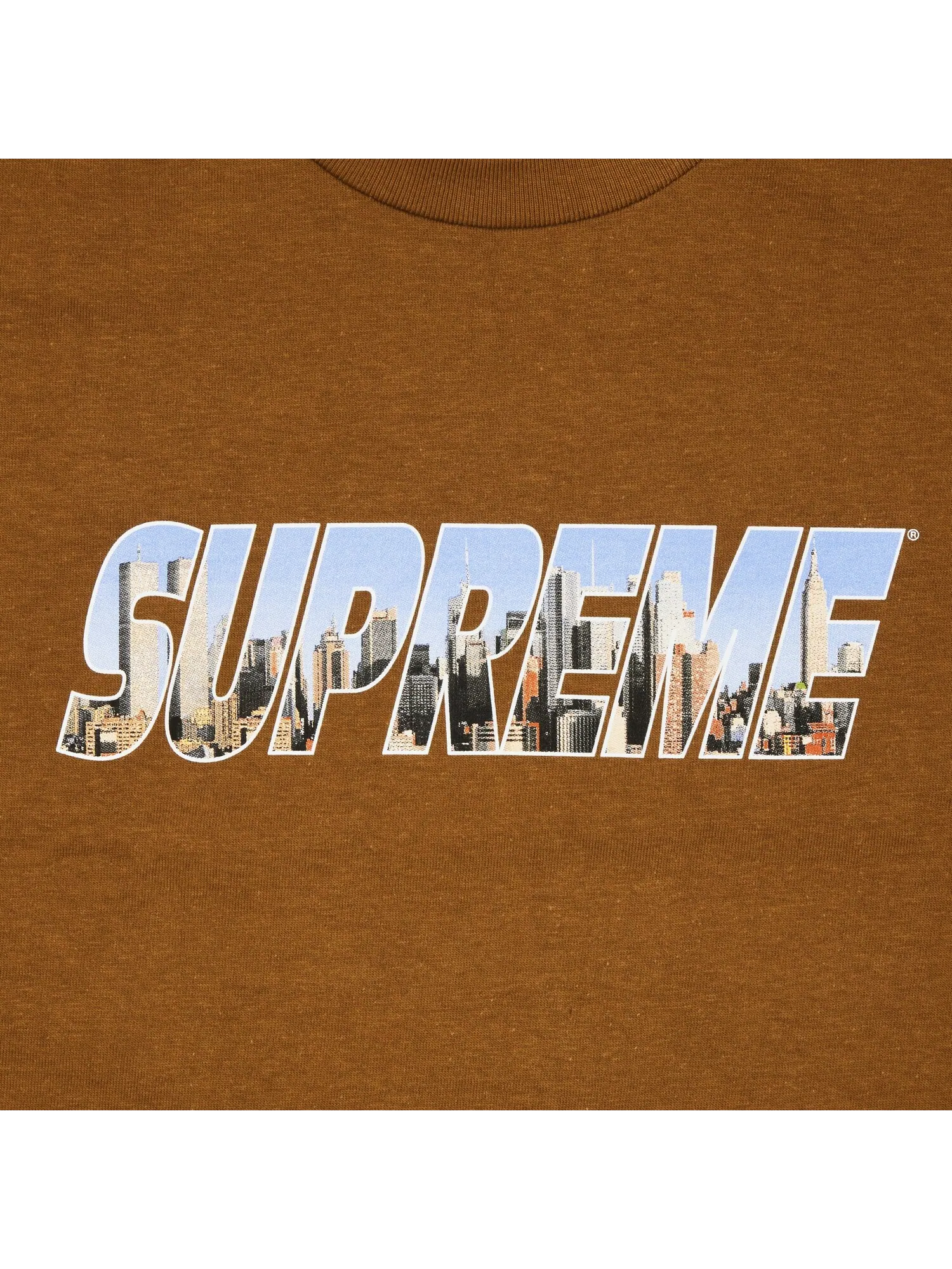 Футболка Supreme Gotham — изображение 2 из 2, светлый коричневый