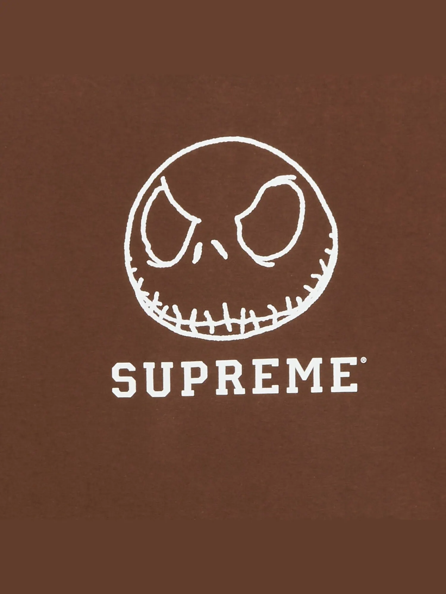 Футболка Supreme Skeleton — изображение 2 из 2, коричневый