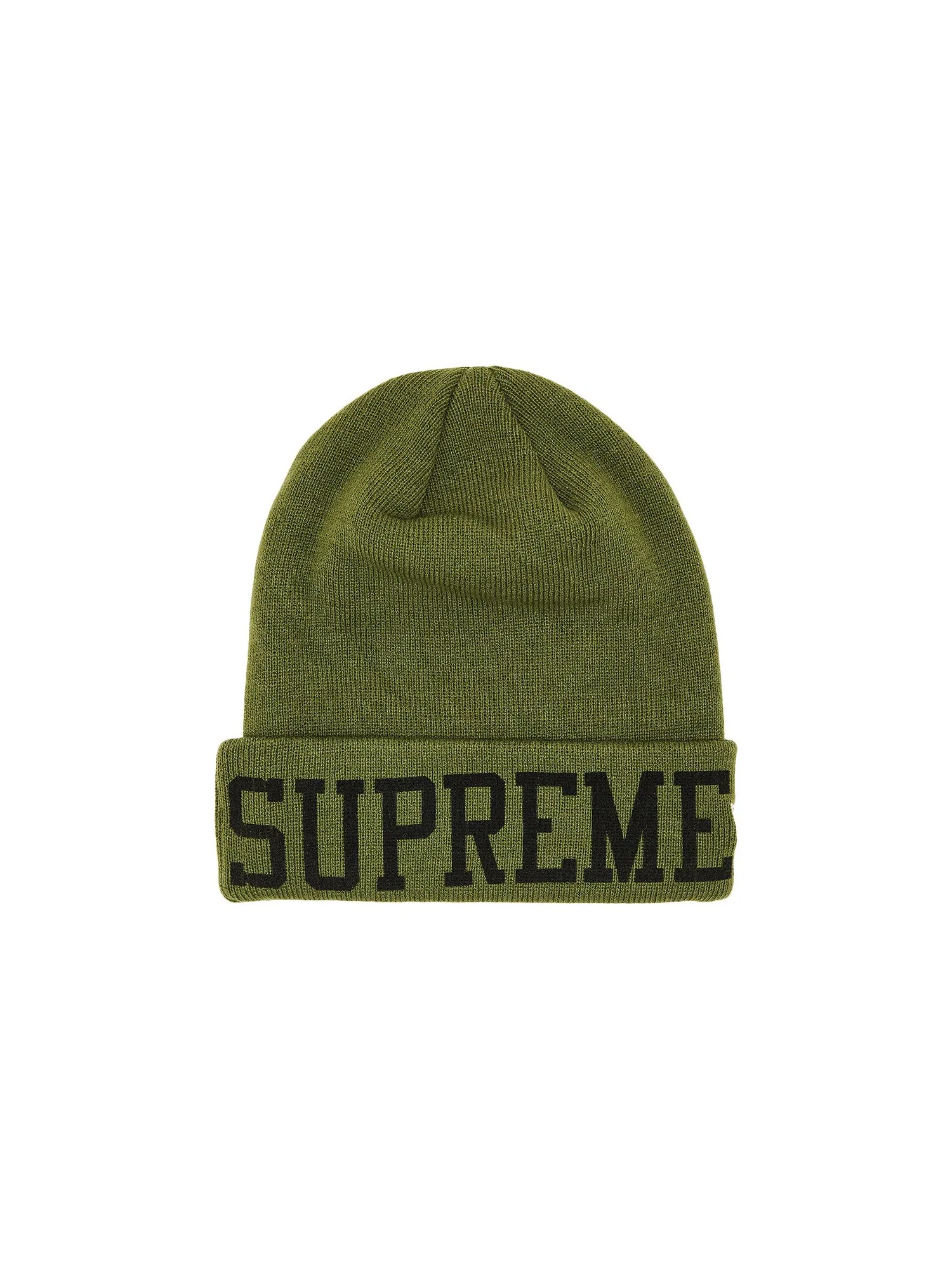 Шапка-бини Supreme x New Era Varsity — изображение 1 из 3, оливковый