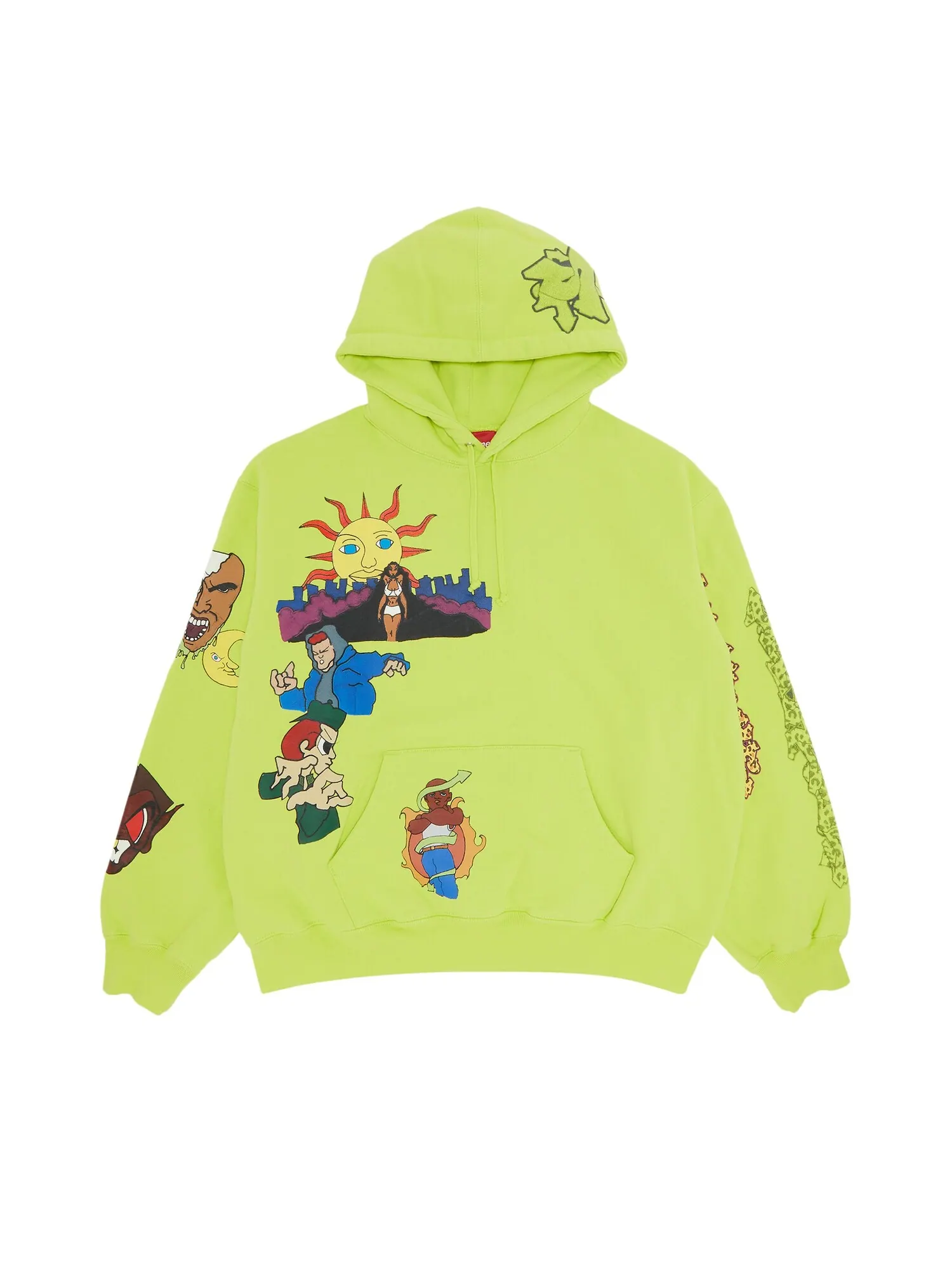 Толстовка с капюшоном Supreme Sunrise — изображение 1 из 3, зеленый