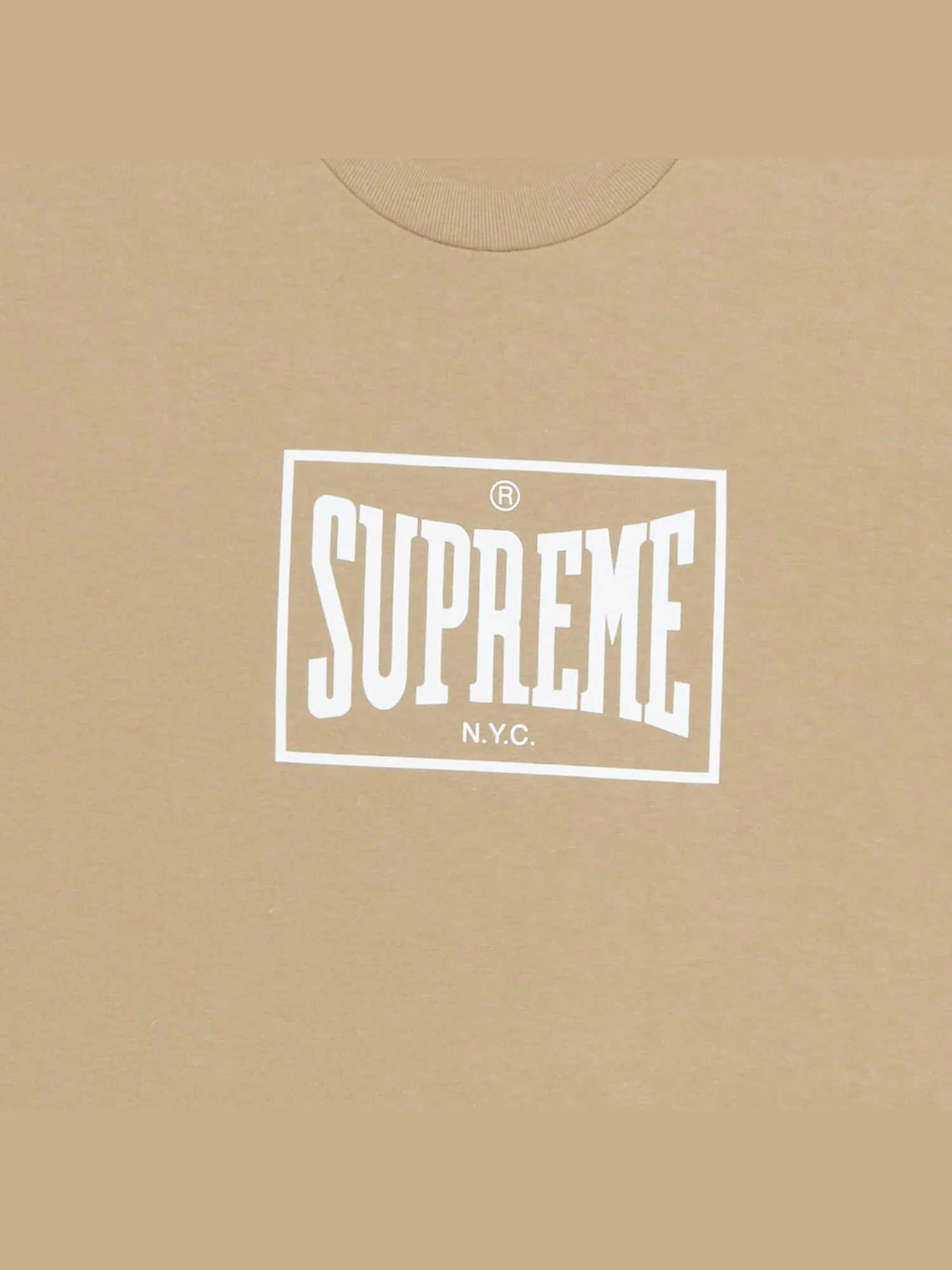 Футболка Supreme Warm Up — изображение 2 из 2, хаки