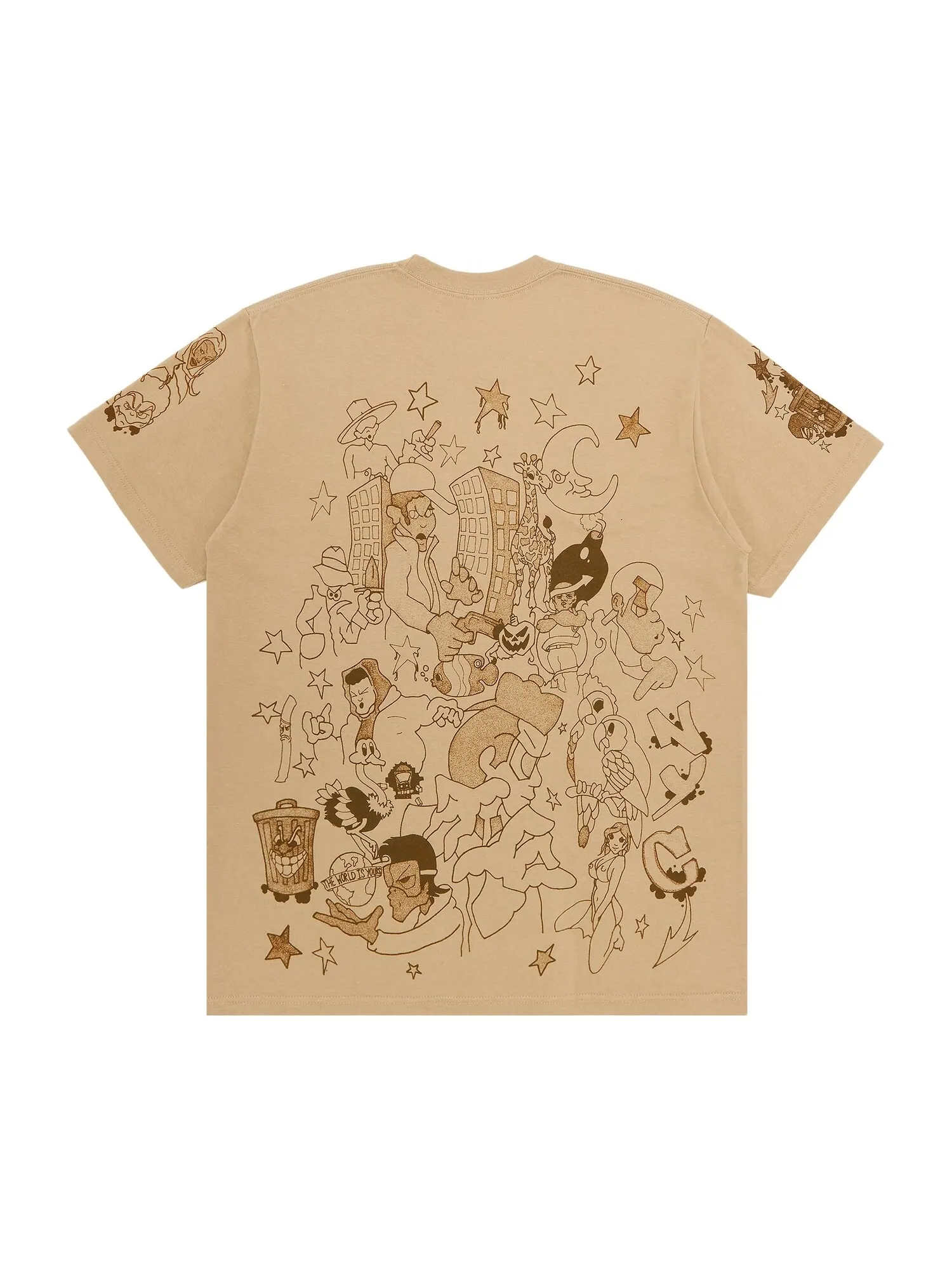 Футболка Supreme Downtown цвета хаки — изображение 2 из 3