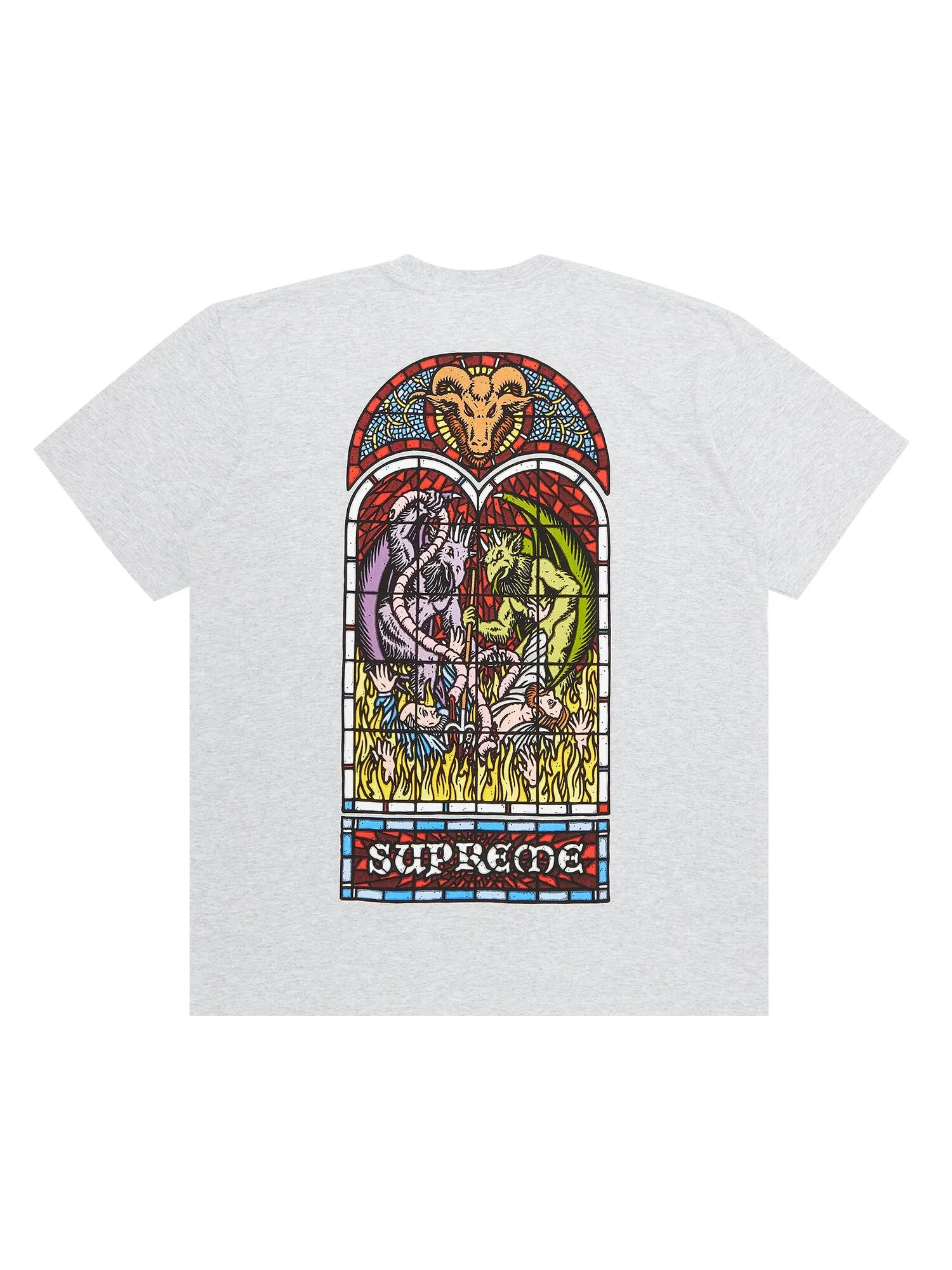 Футболка Supreme Worship Пепельно-серый — изображение 2 из 3