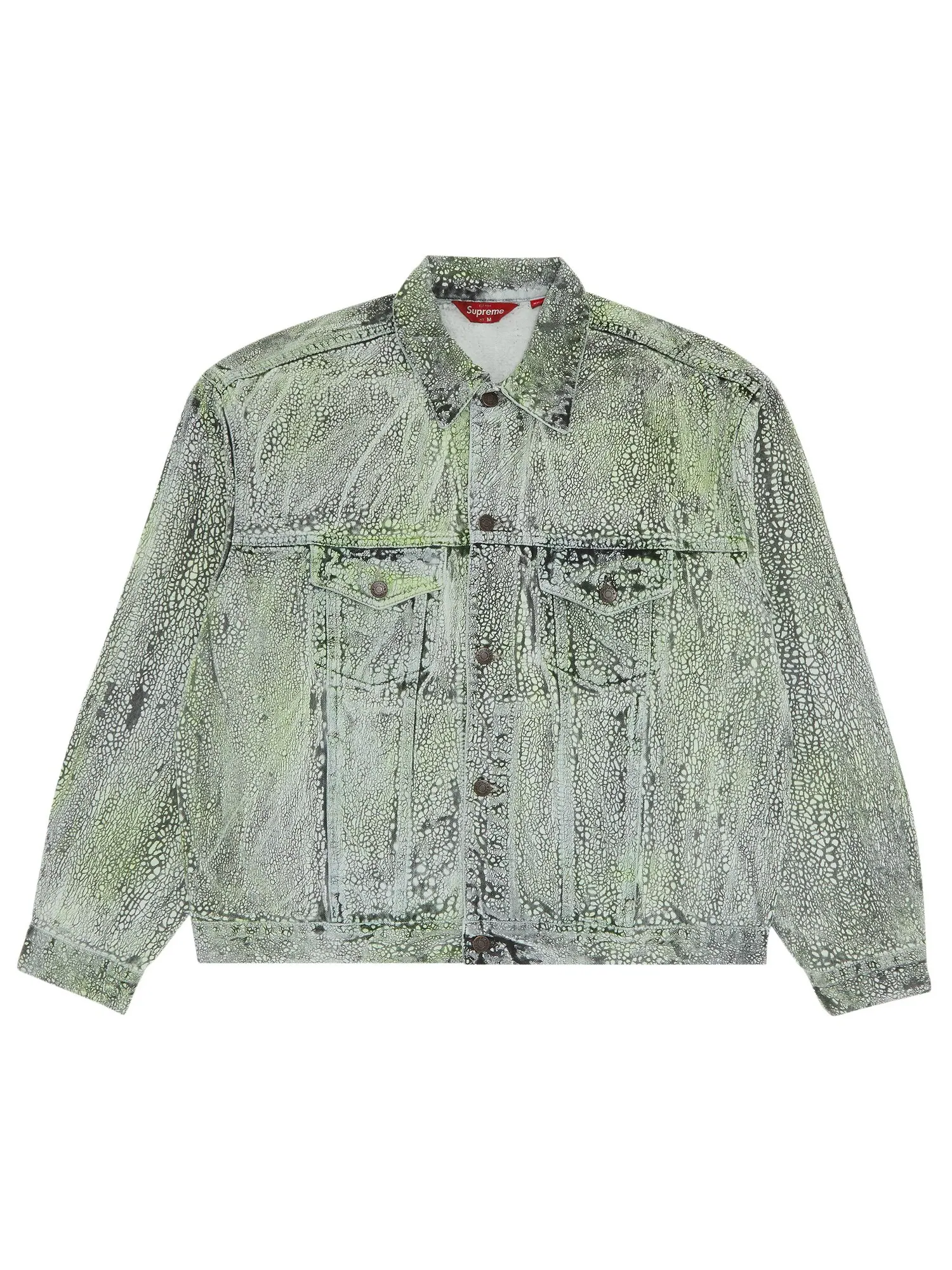 Джинсовая куртка Supreme Crackle Trucker — изображение 1 из 3, мульти