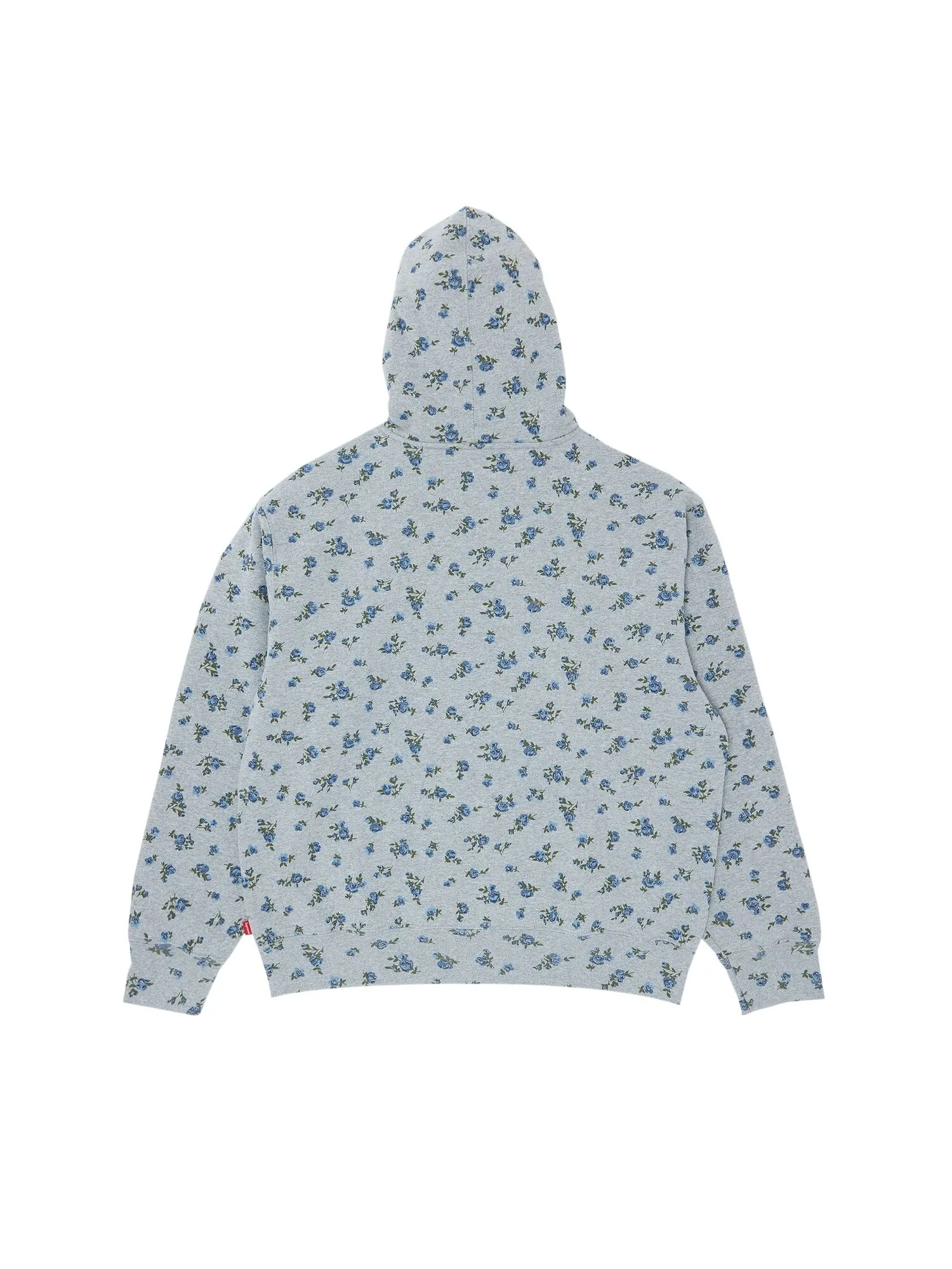 Толстовка Supreme Small Box на молнии с капюшоном Цветы — изображение 2 из 3, мультилированный