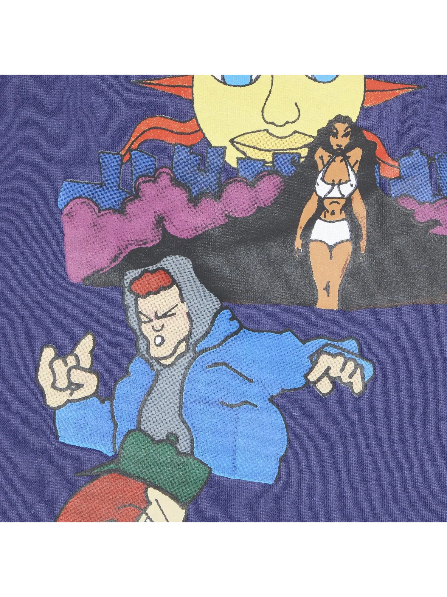 Спортивные штаны Supreme Sunrise цвета Потертый темно-синий — изображение 3 из 3