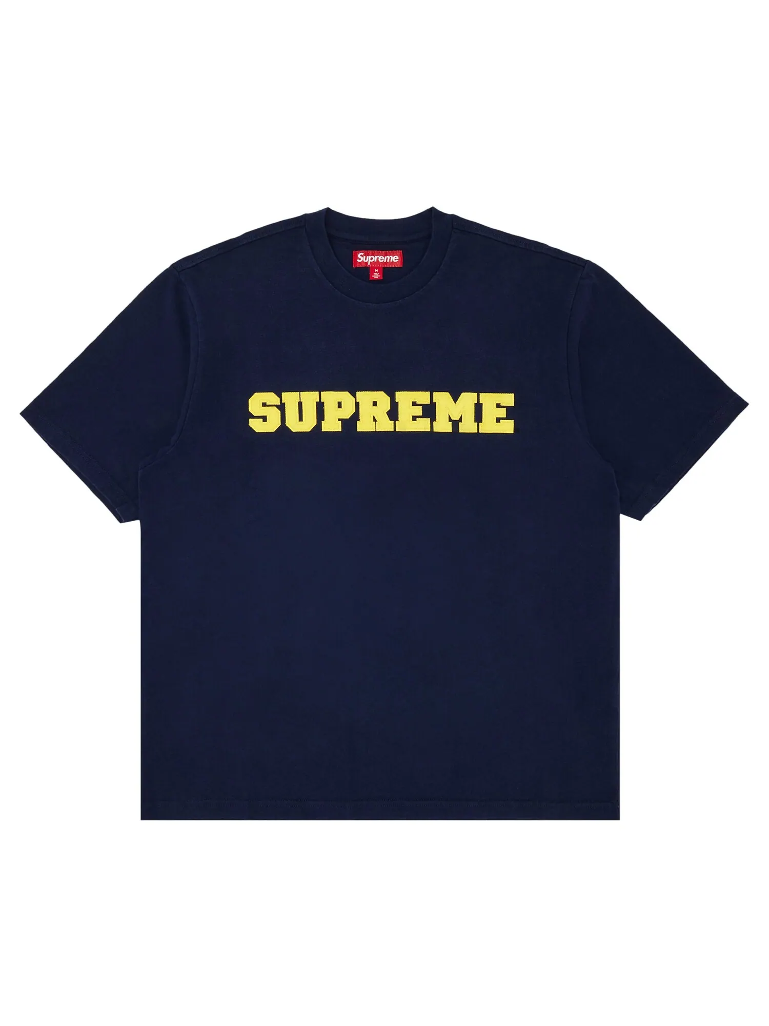 Топ с короткими рукавами Supreme Collegiate — изображение 1 из 2, темно-синий