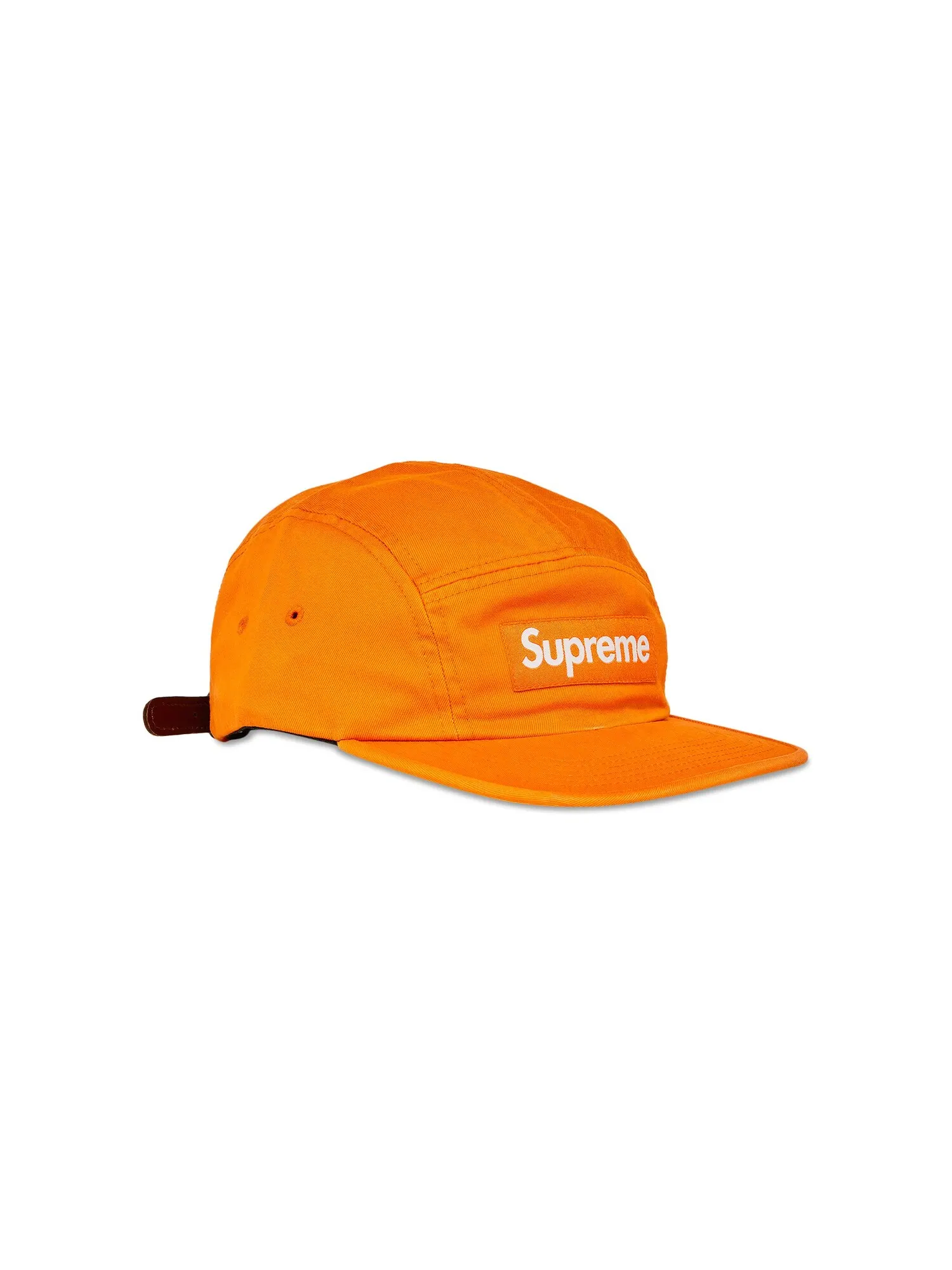 Твиловая кепка Supreme из ткани чинос — изображение 2 из 4, светлый оранжевый