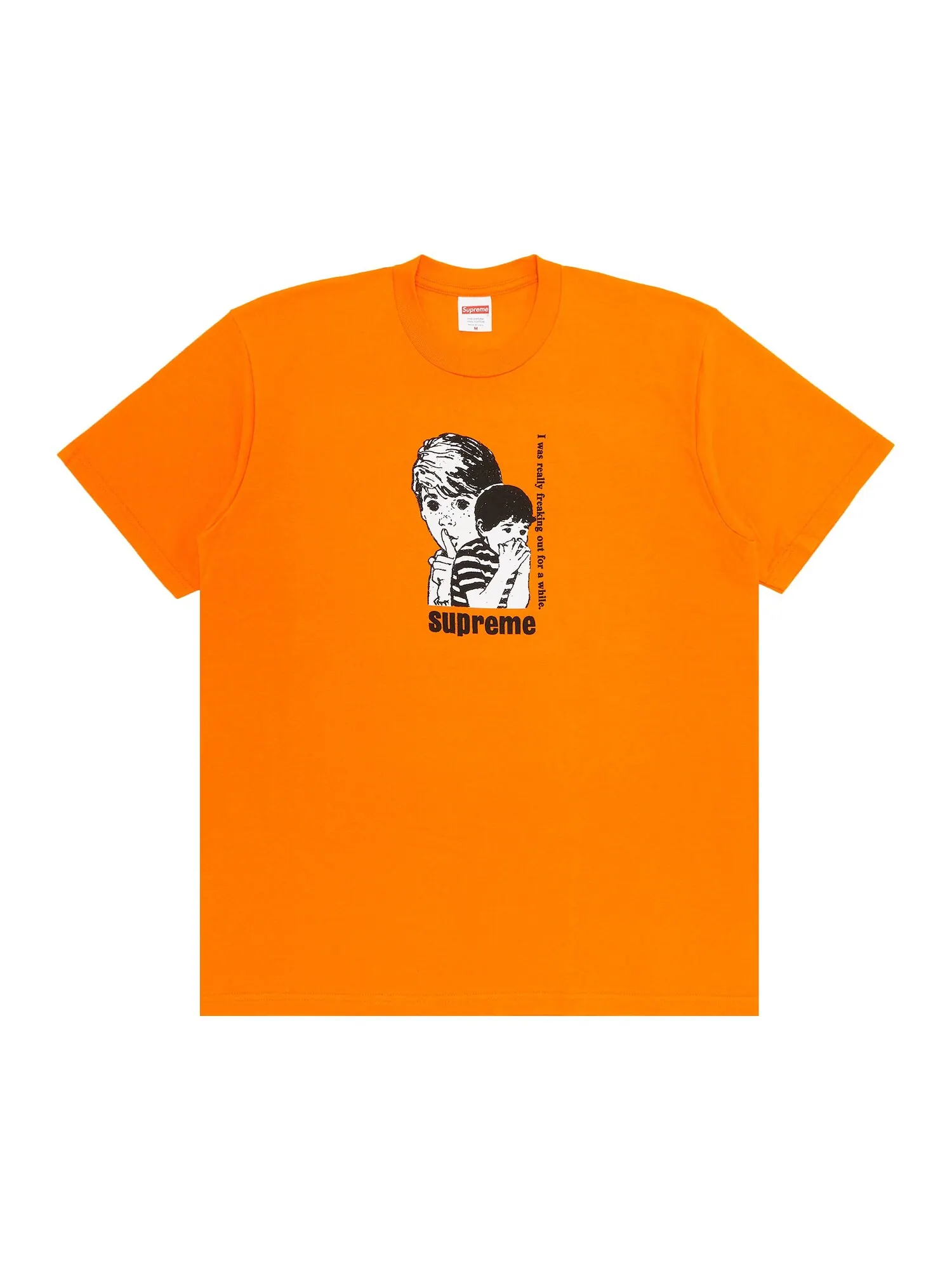 Футболка Supreme Freaking Out Оранжевая — изображение 1 из 2, оранжевый
