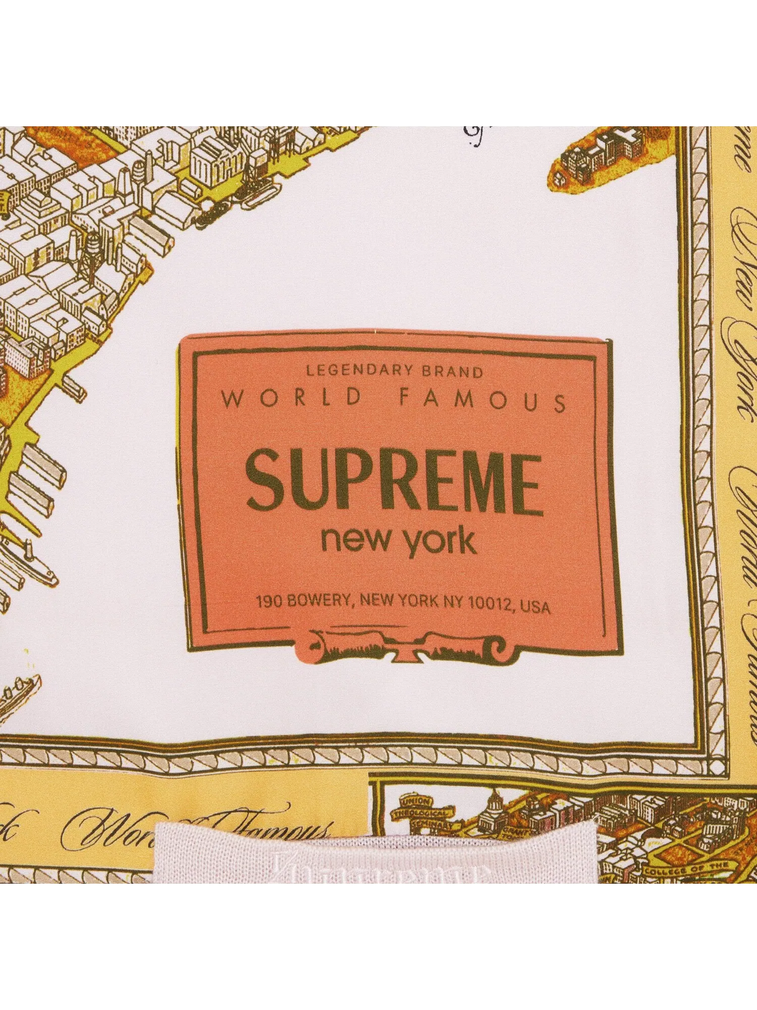 Кардиган Supreme Silk Map — изображение 3 из 3, розовый