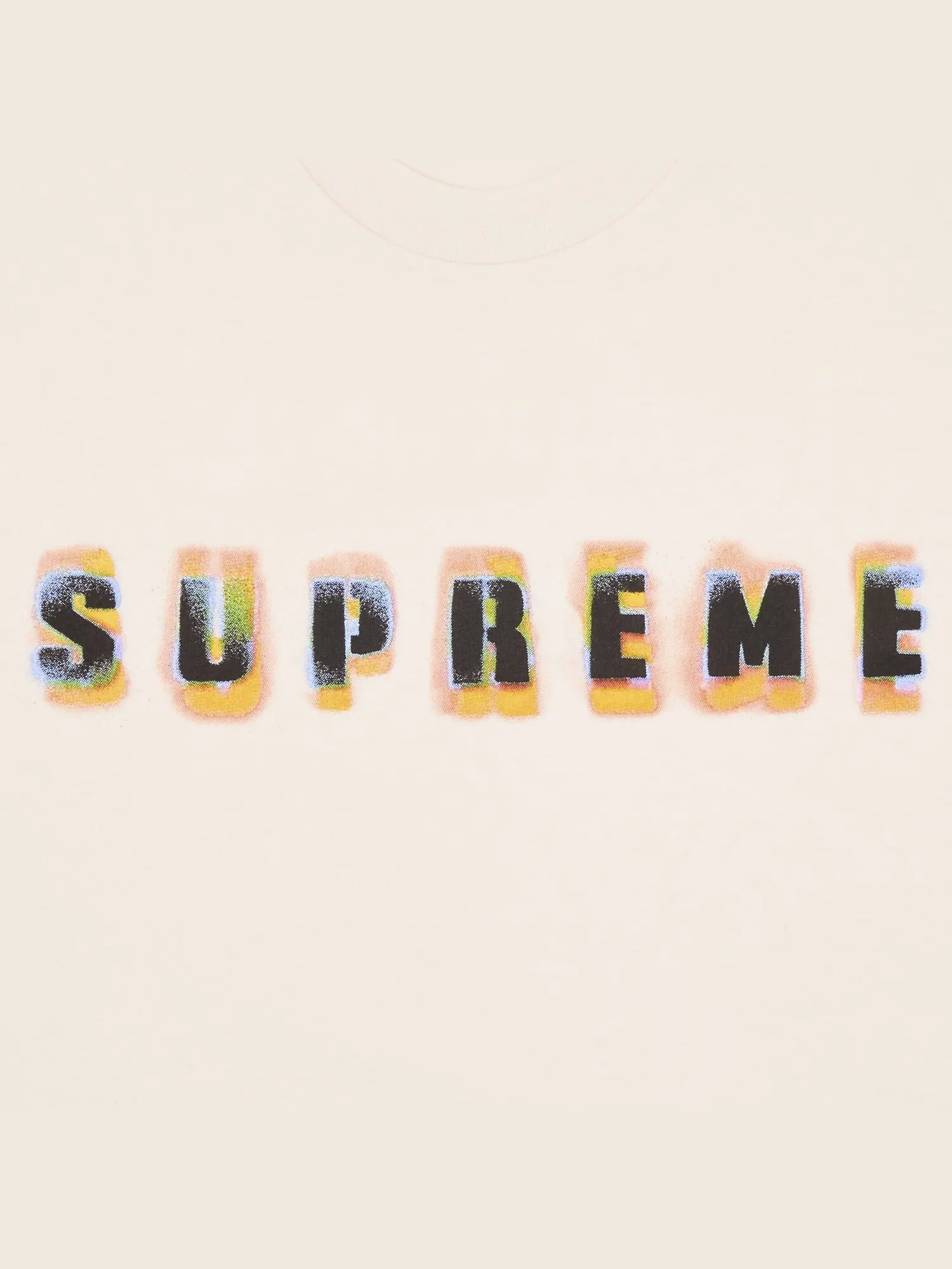 Футболка Supreme Stencil Бледно-розовая — изображение 2 из 2, бледный розовый