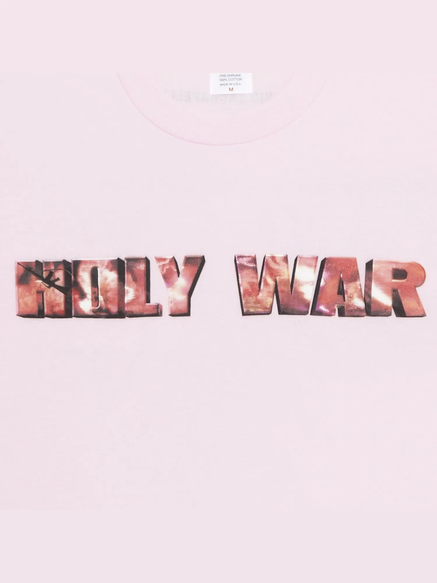 Футболка Supreme Holy War — изображение 3 из 3, розовый