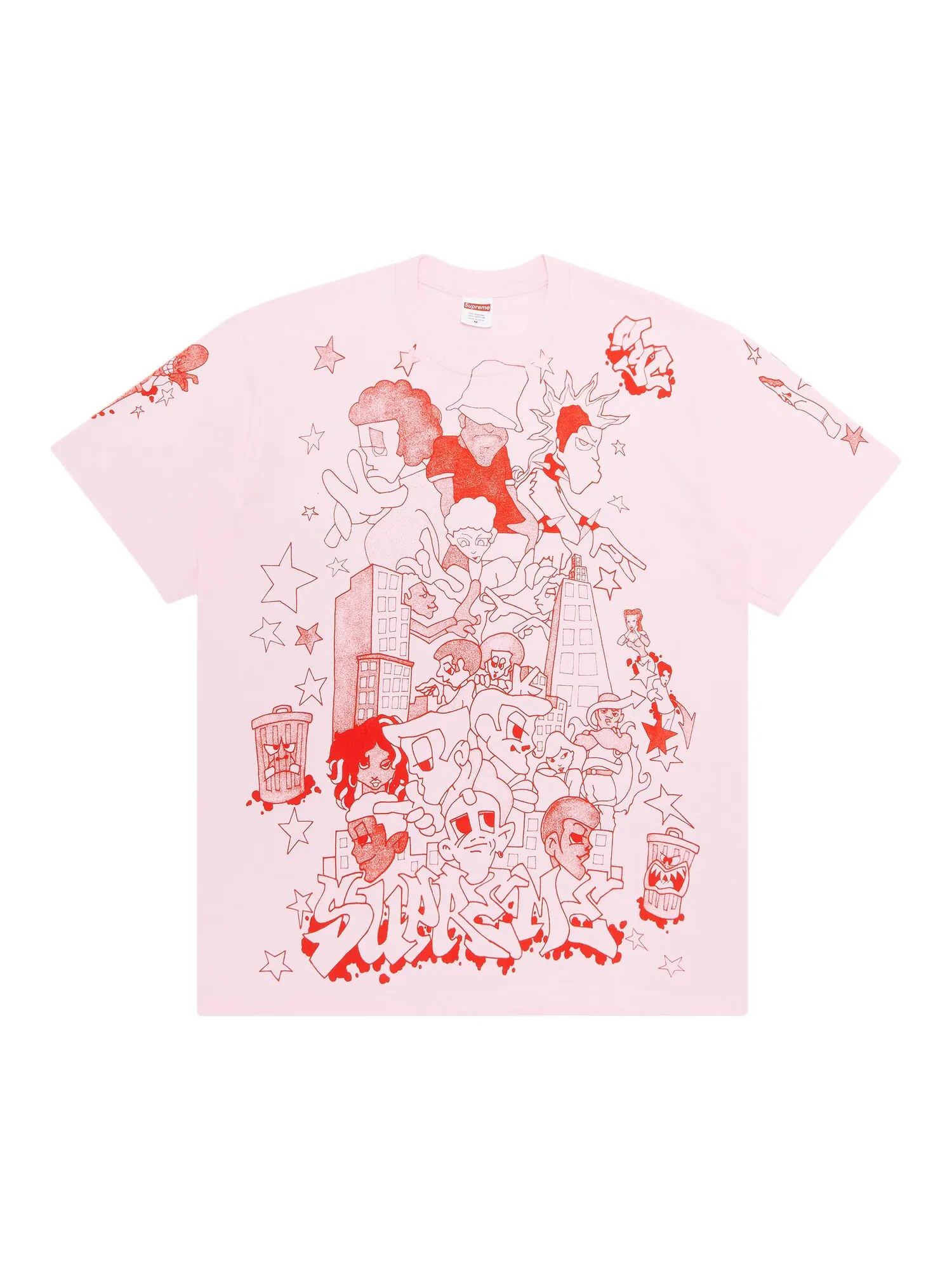 Футболка Supreme Downtown — изображение 1 из 3, розовый