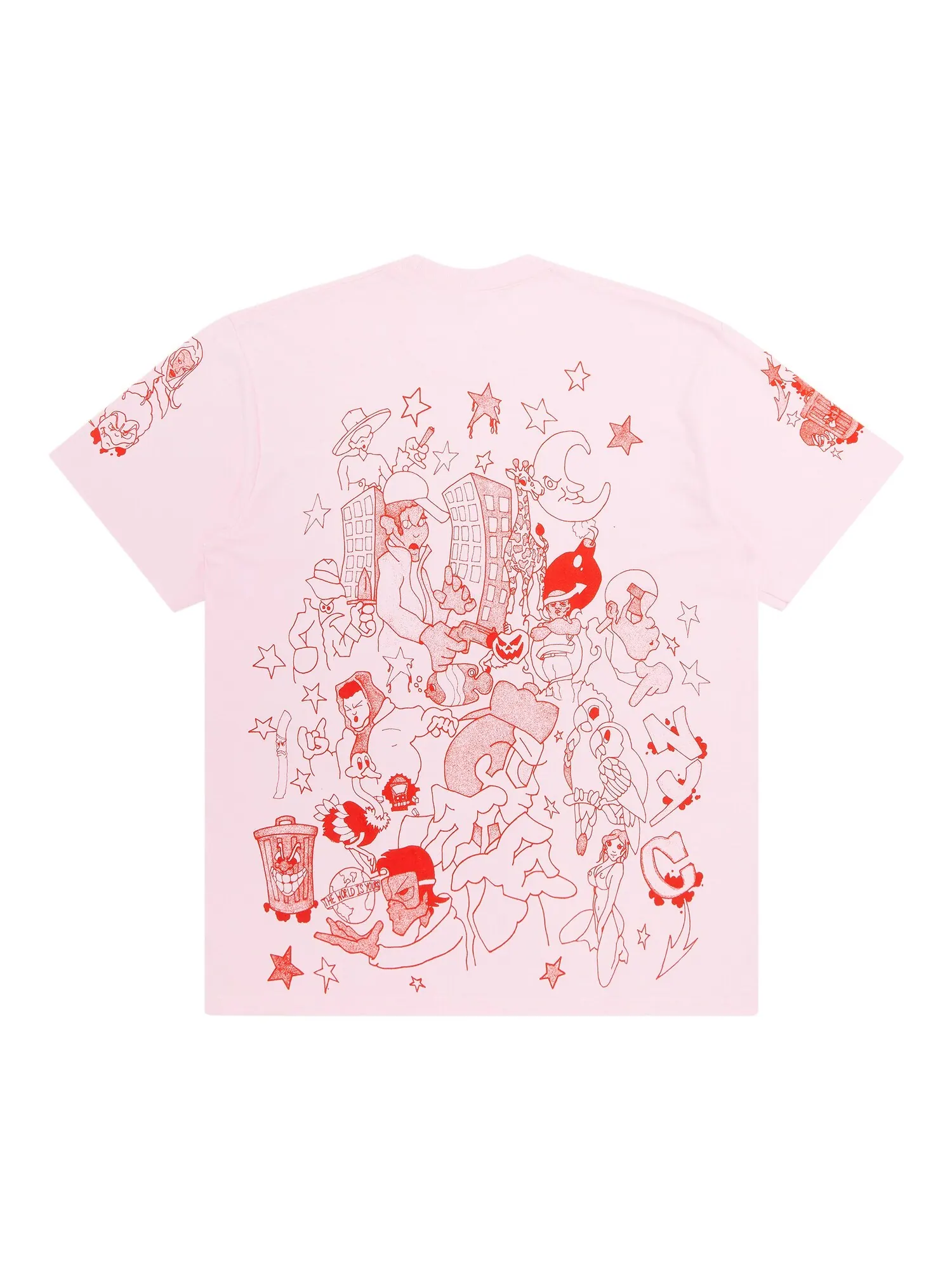 Футболка Supreme Downtown — изображение 2 из 3, розовый