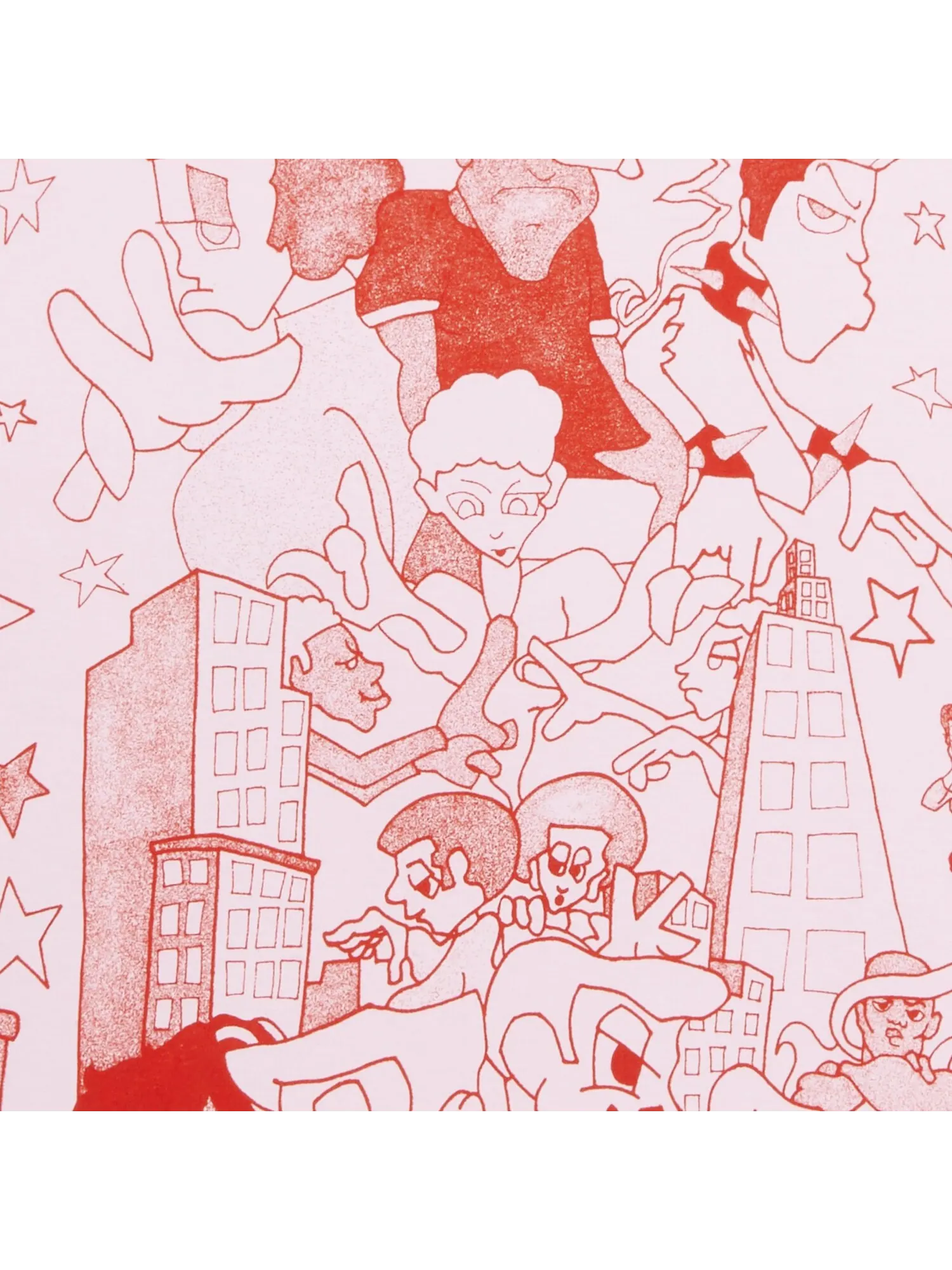 Футболка Supreme Downtown — изображение 3 из 3, розовый