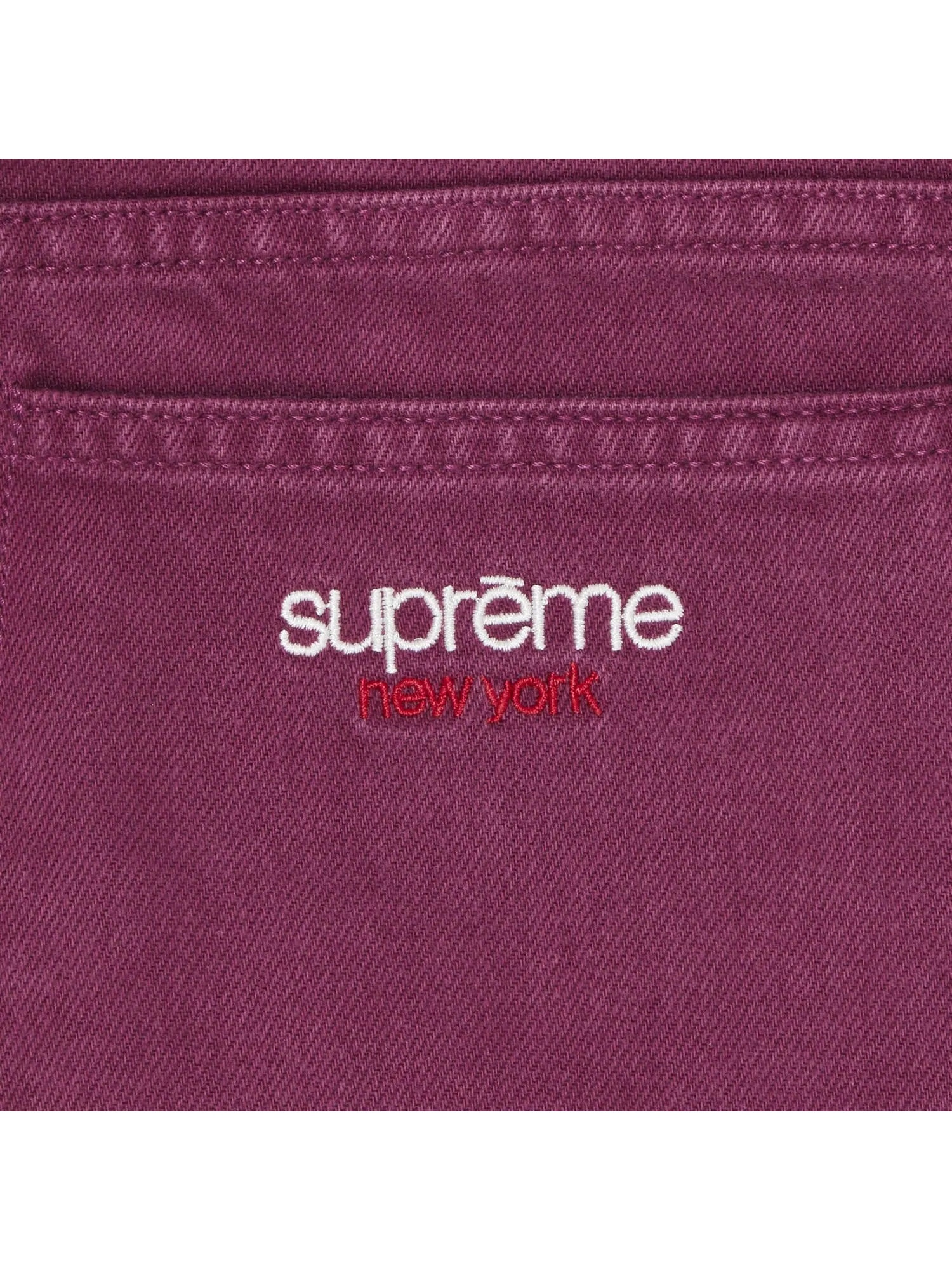 Джинсы Supreme Baggy Сливовый — изображение 3 из 3, фиолетовый