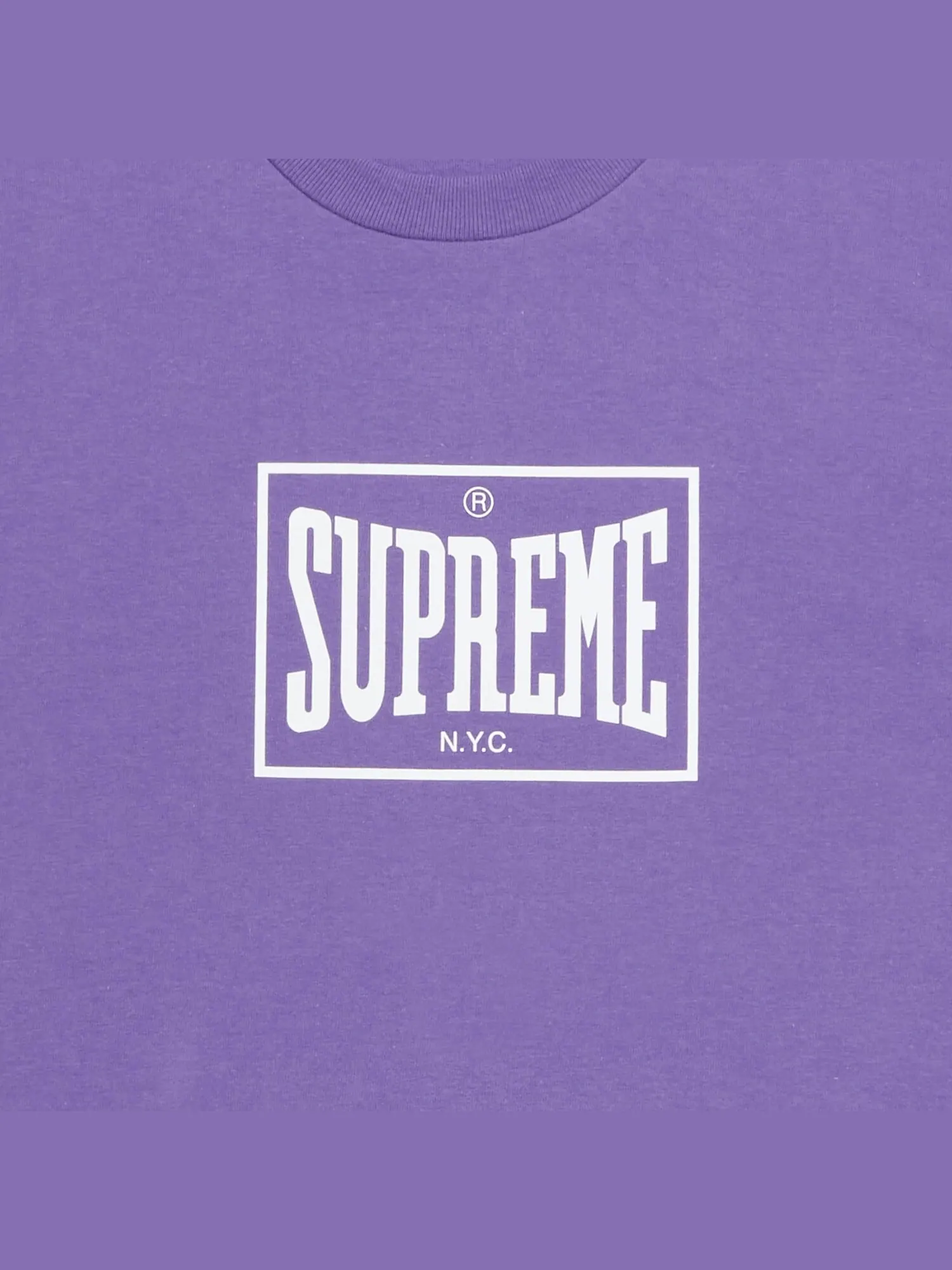 Футболка Supreme Warm Up — изображение 2 из 2, фиолетовый