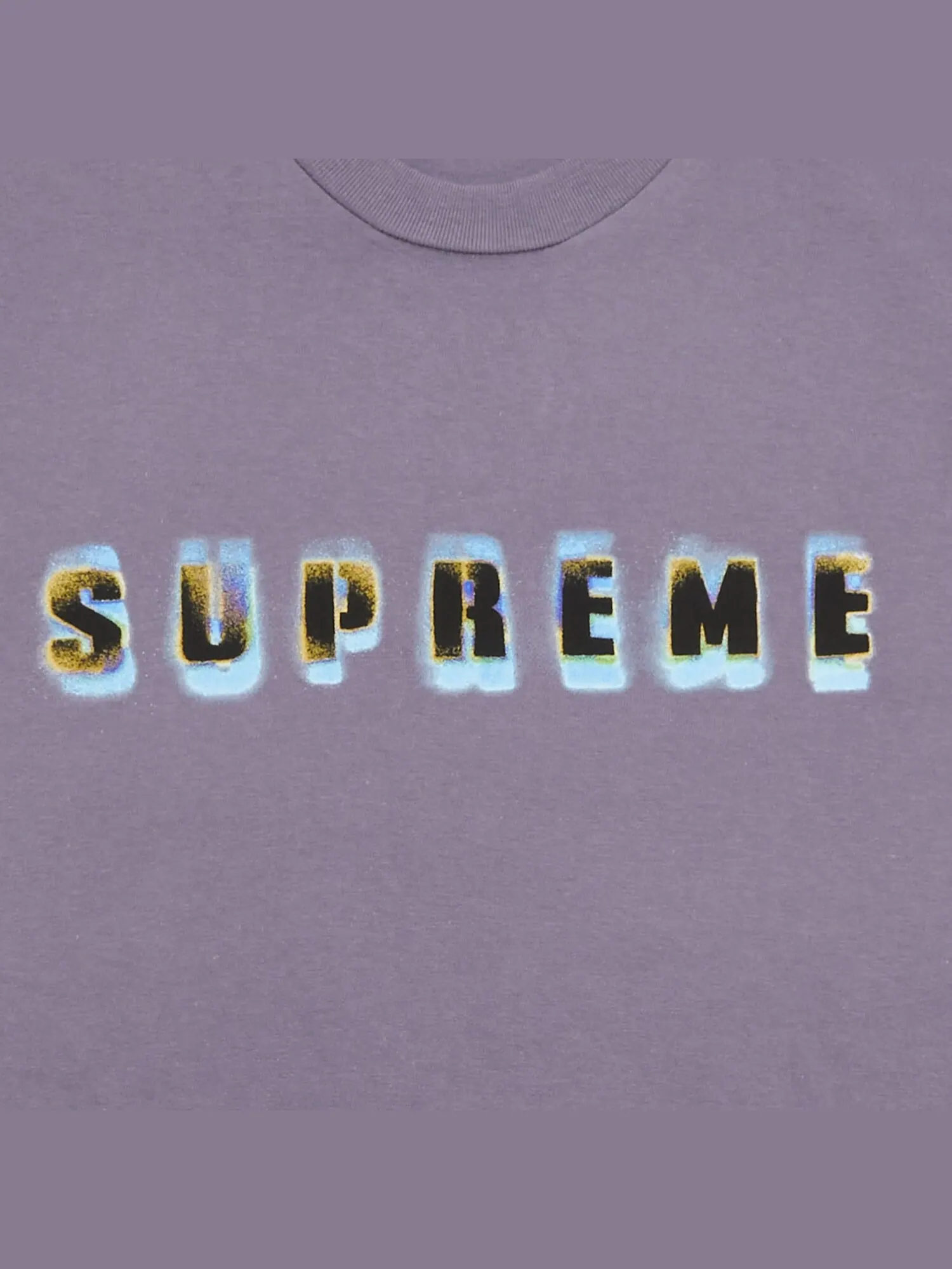 Футболка Supreme Stencil Dusty Purple — изображение 2 из 2, фиолетовый