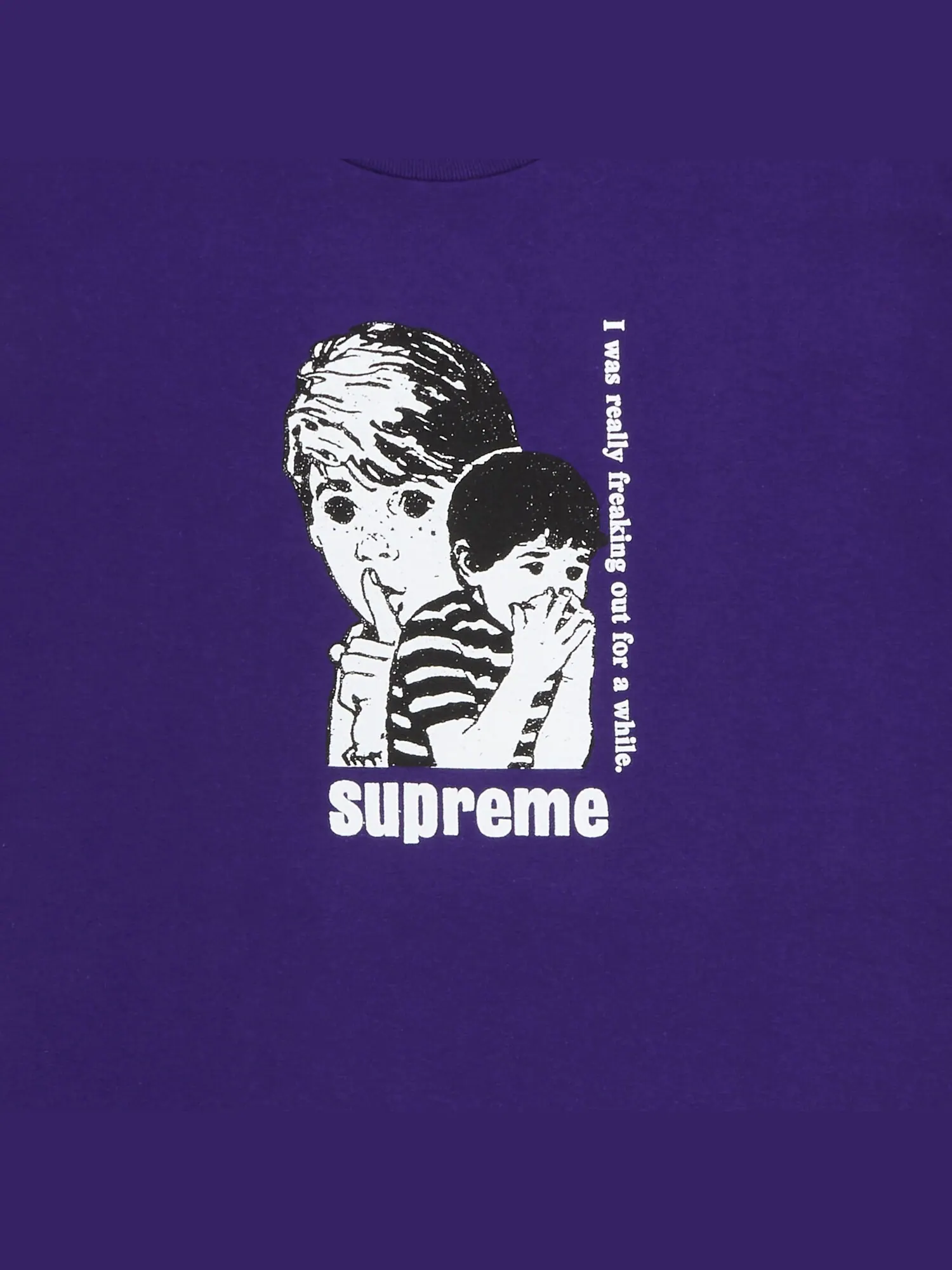 Футболка Supreme Freaking Out Фиолетовый — изображение 2 из 2