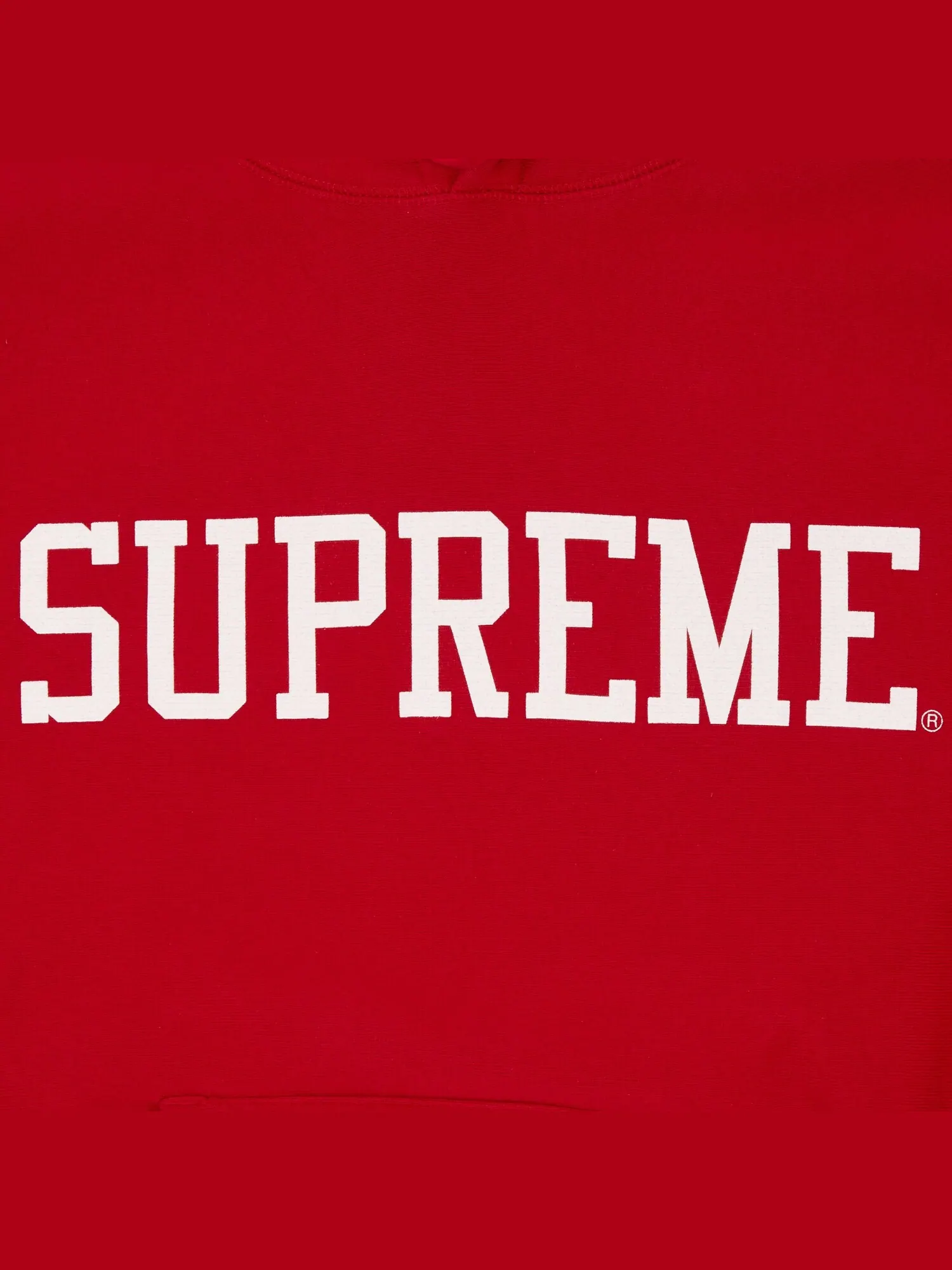 Толстовка с капюшоном Supreme Varsity — изображение 2 из 2, красный