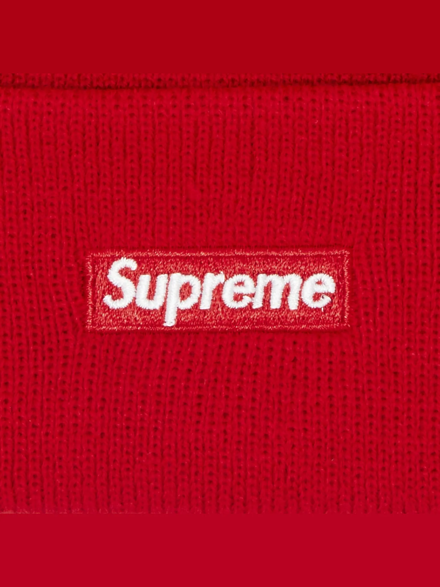Шапка-бини Supreme x New Era Varsity — изображение 3 из 3, красный