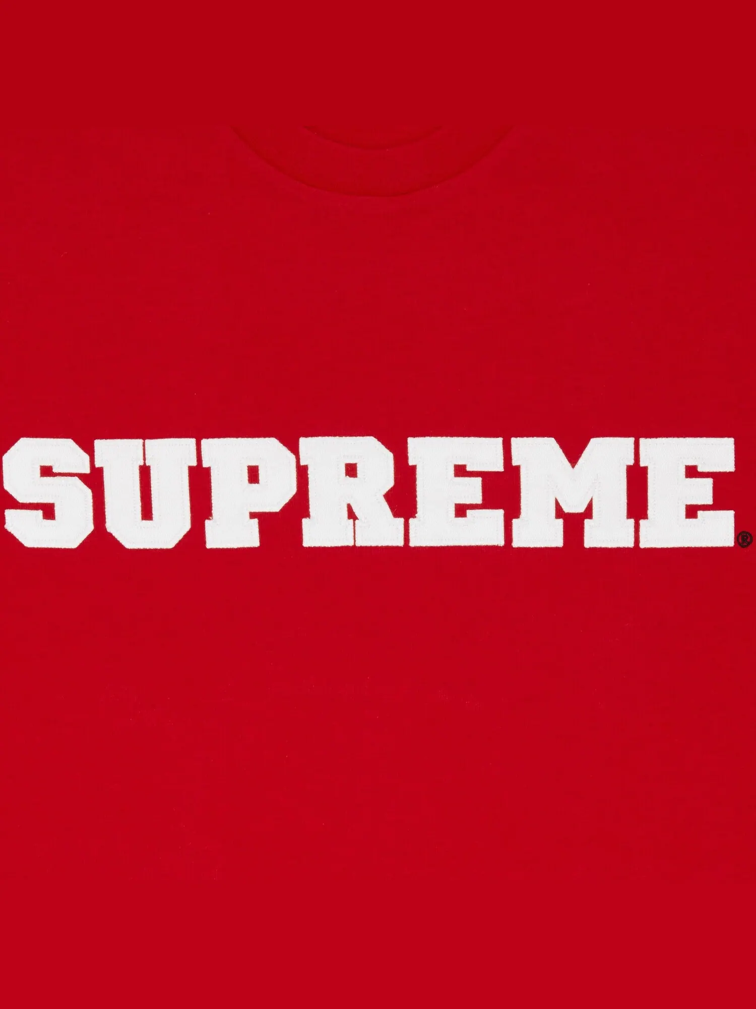 Топ с короткими рукавами Supreme Collegiate — изображение 2 из 2, красный