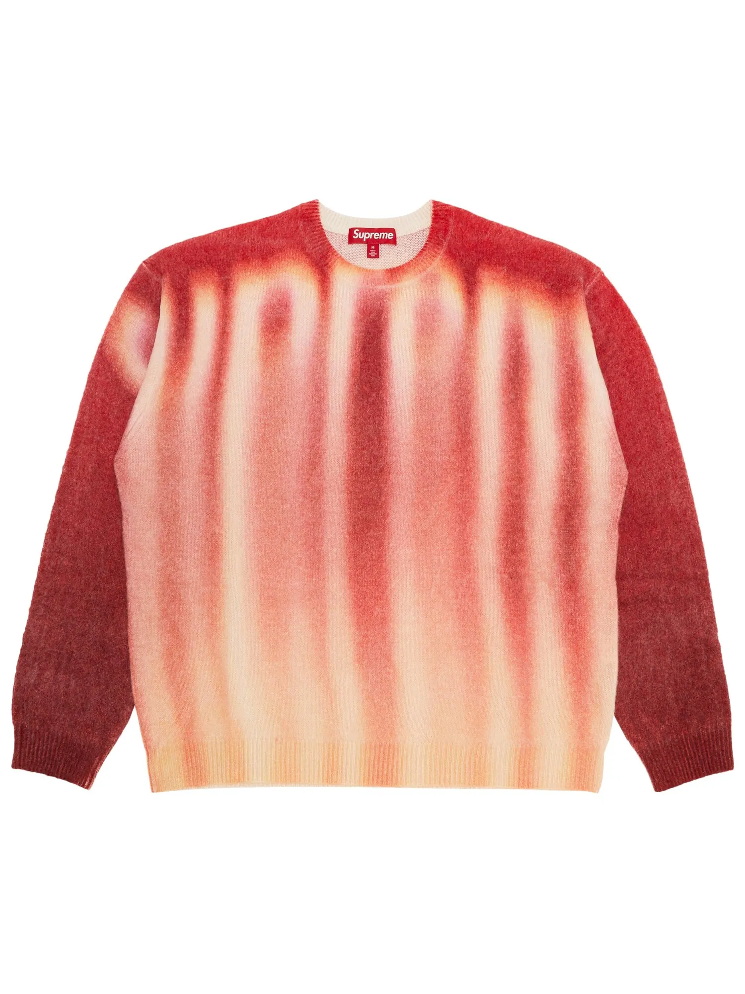 Свитер Supreme Blurred Logo — изображение 1 из 3, красный