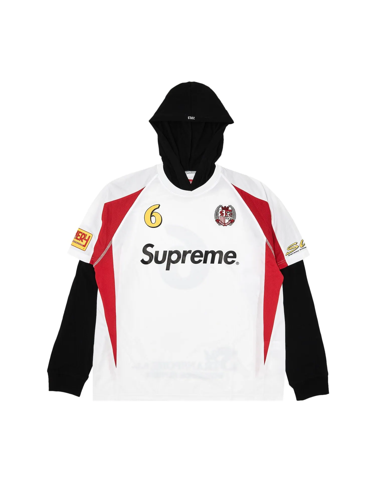 Футболка Supreme с капюшоном — изображение 1 из 3, белый