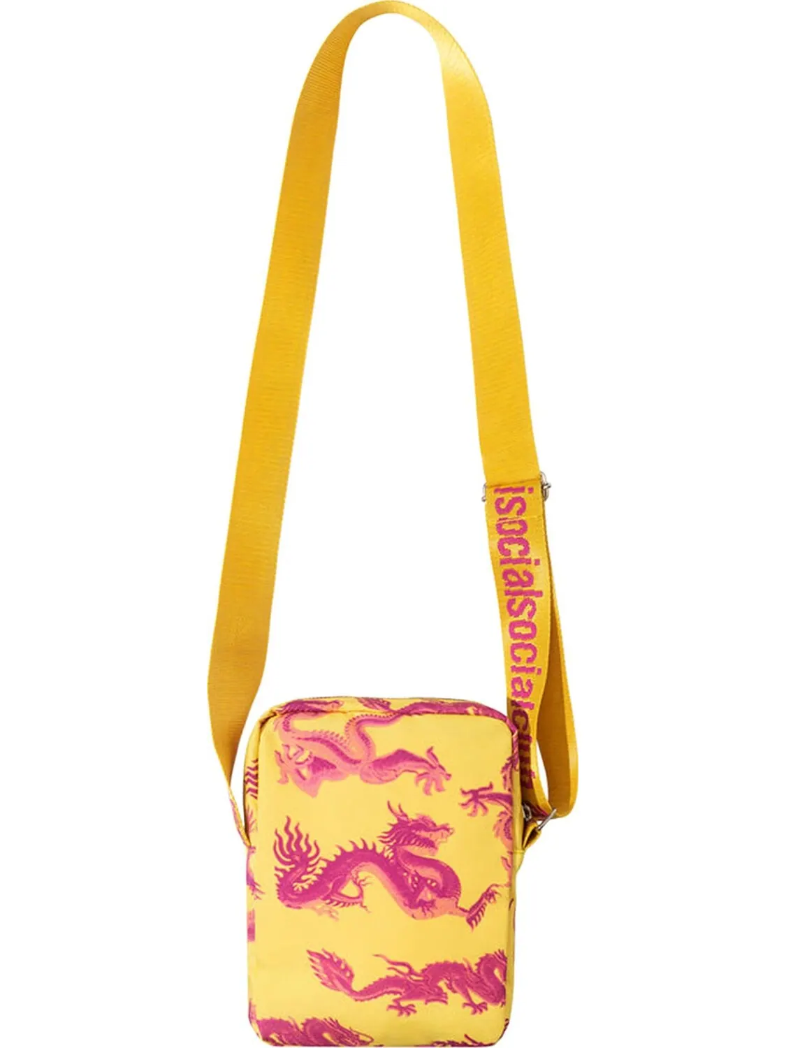 Сумка Anti Social Social Club 24k Side Bag Yellow — 2